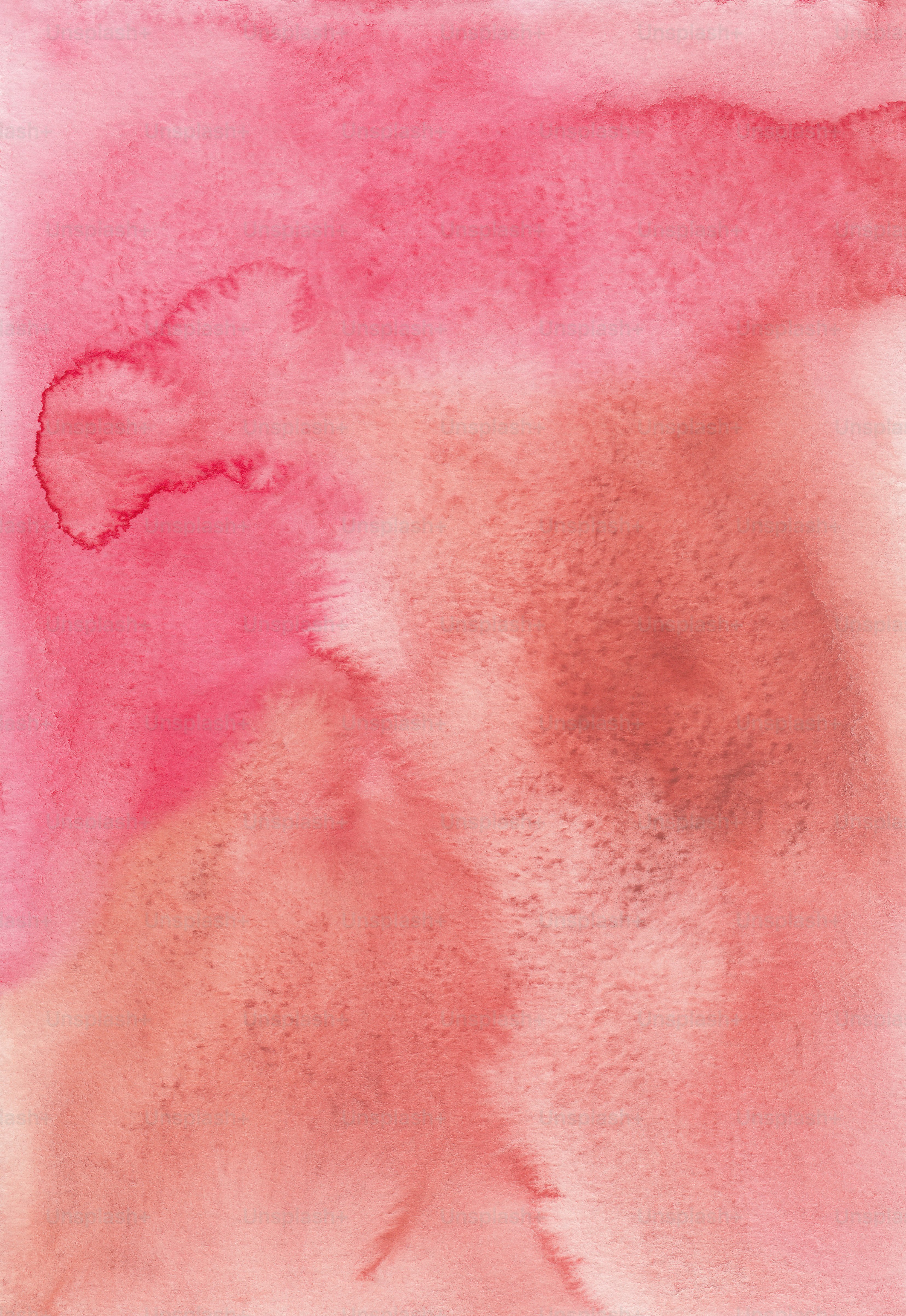 A watercolor painting of pink and brown photo Watercolor Image on Unsplash