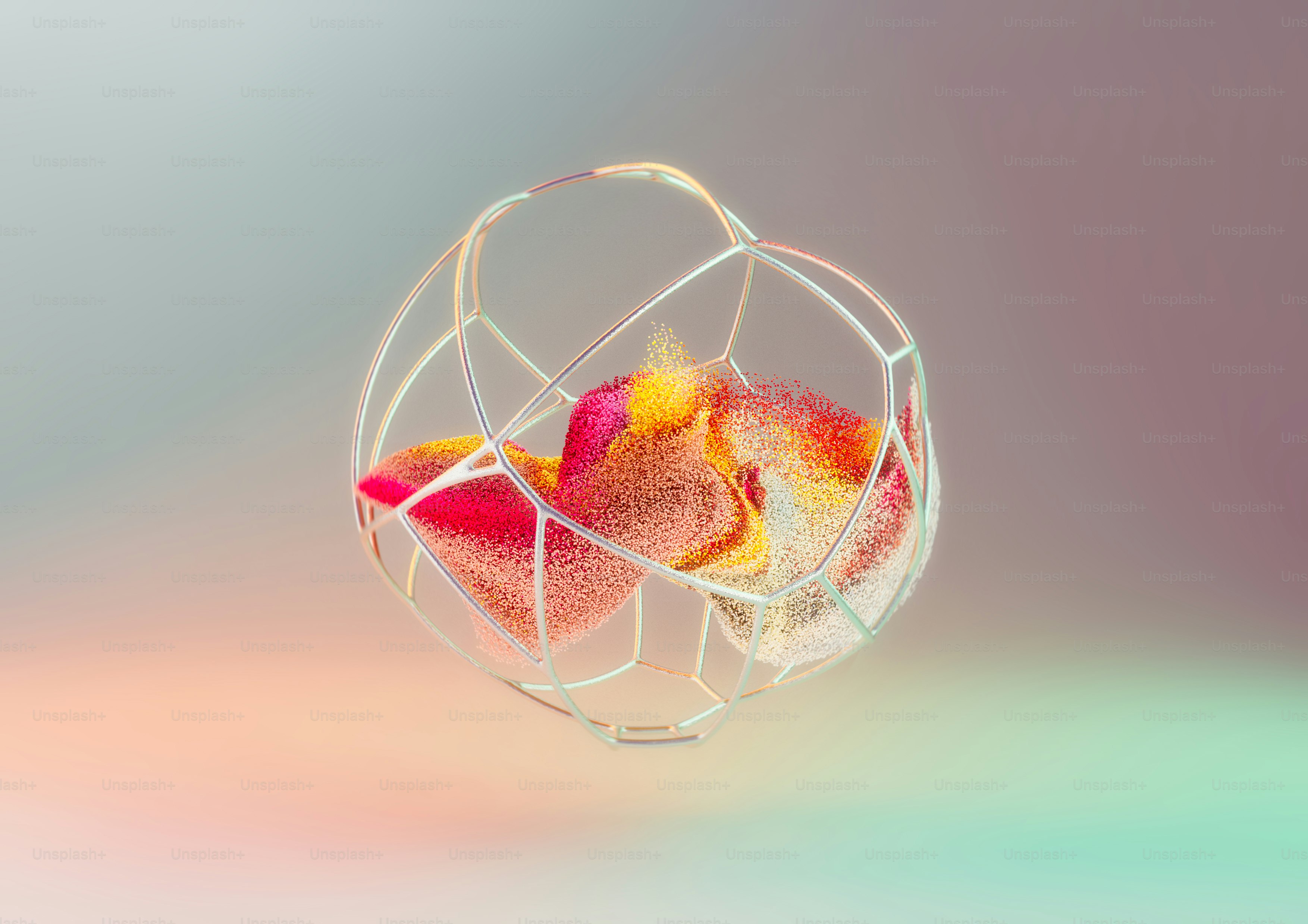 a close up of a glass vase with flowers inside of it