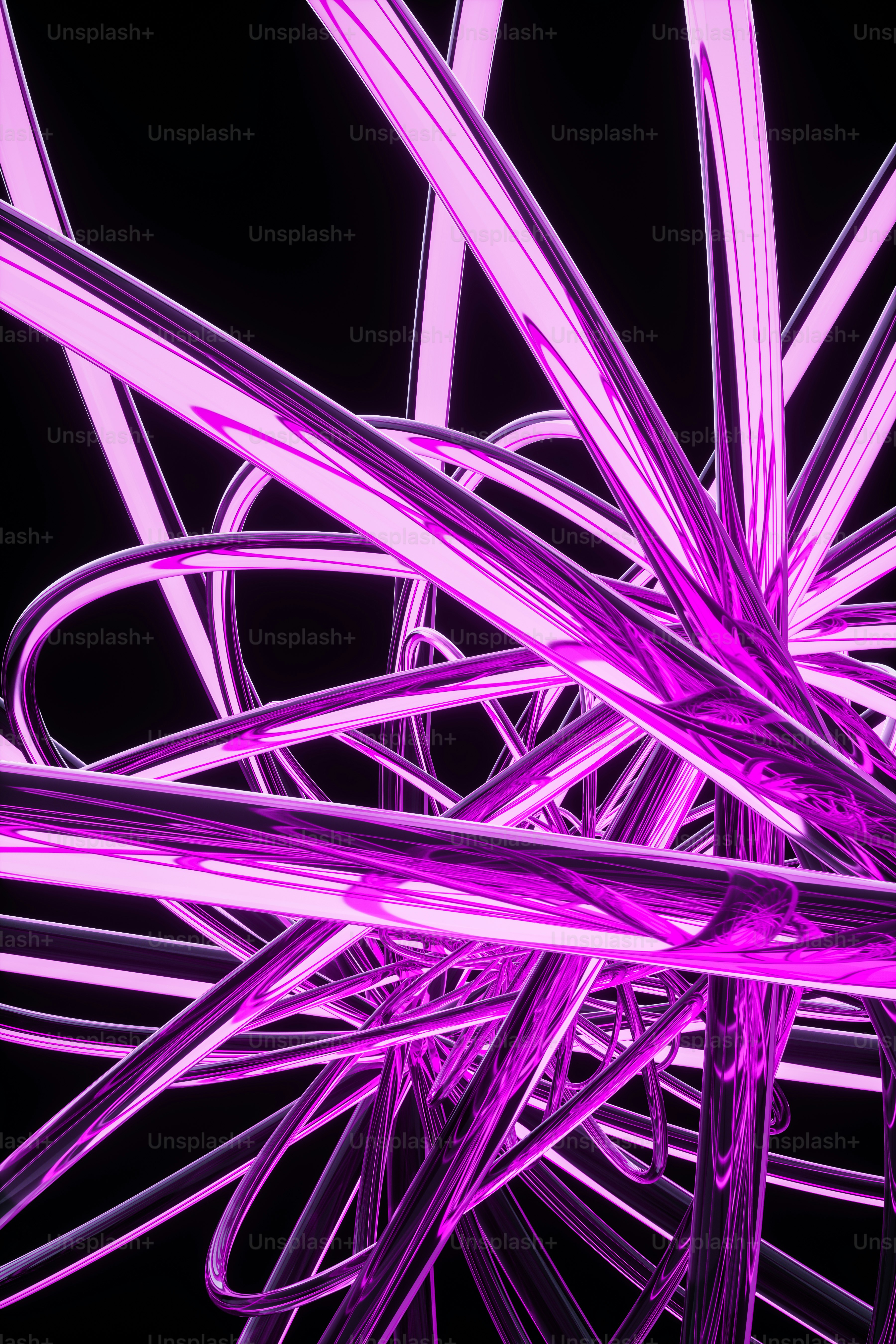 a close up of a purple plant with a black background