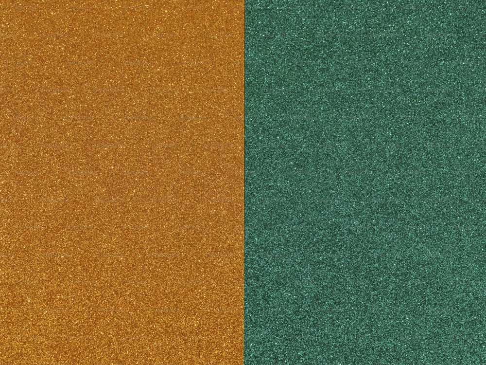 a close up of a green and orange background
