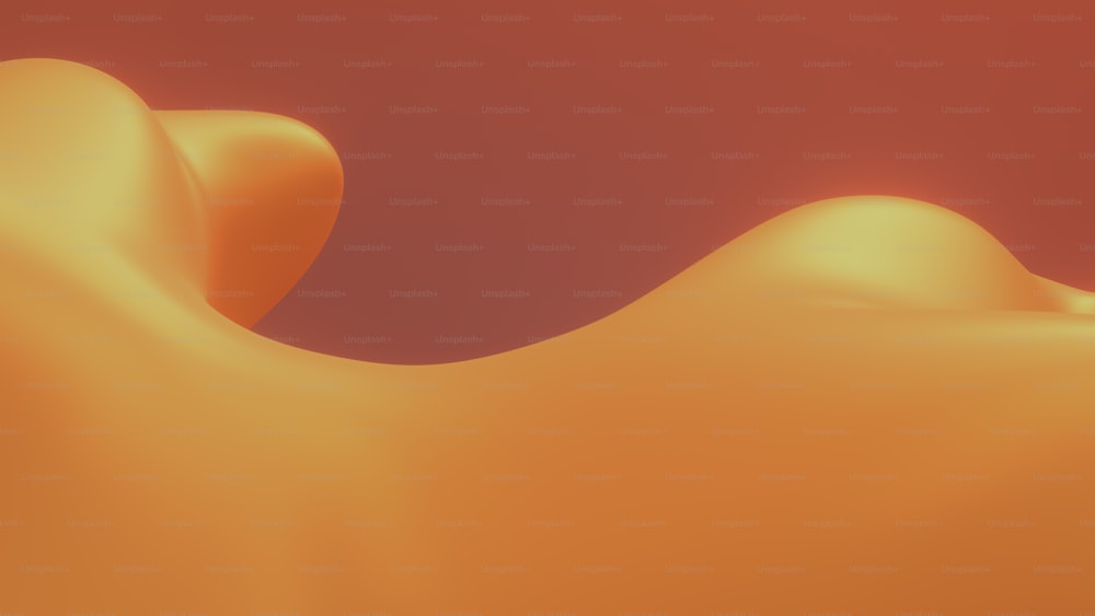 ein orangefarbener und gelber Hintergrund mit Wellenlinien
