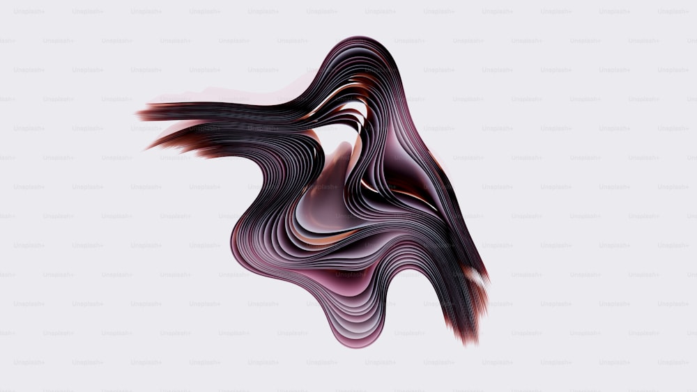 a computer generated image of an abstract shape
