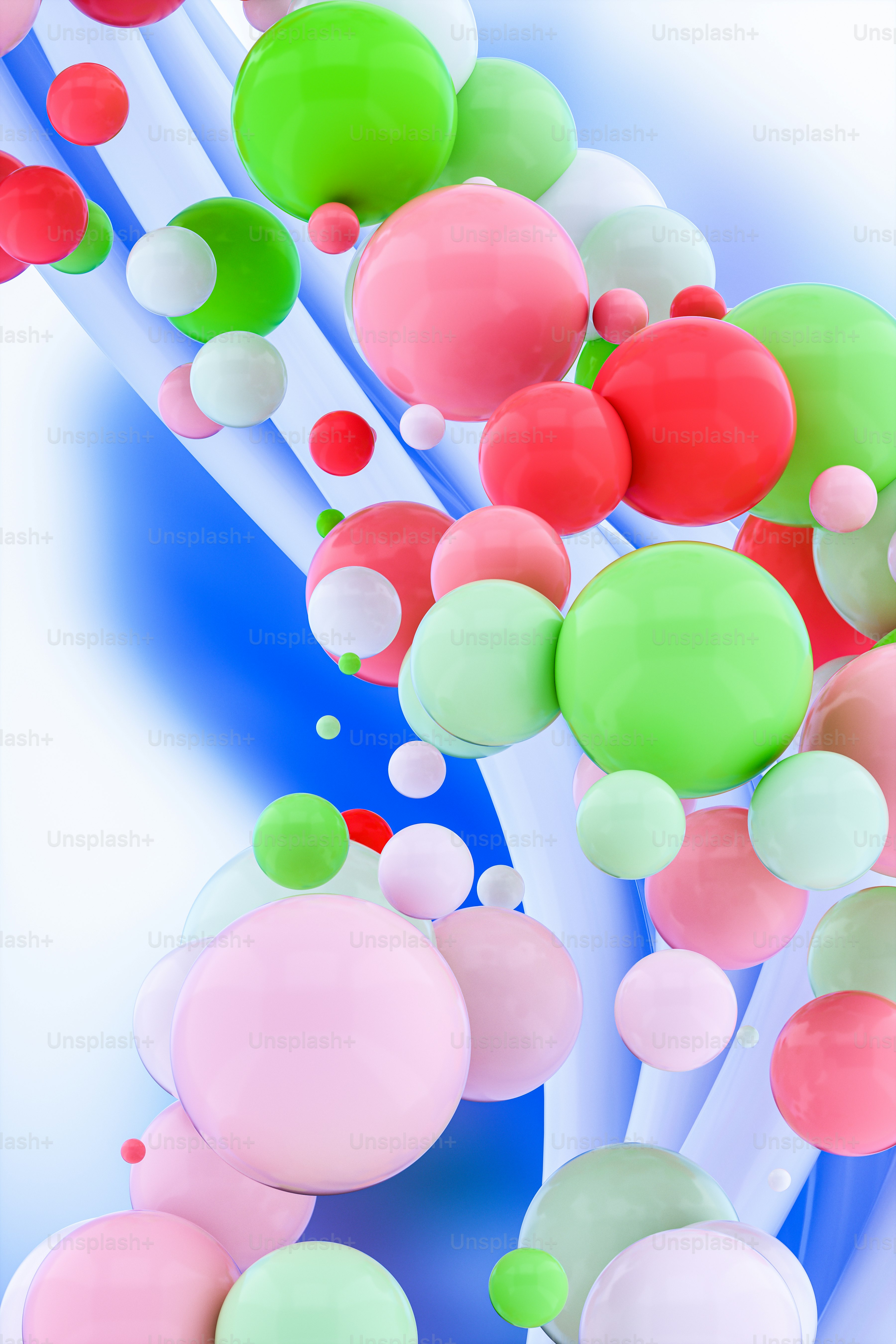A bunch of balloons floating in the air photo – Abstract Image on Unsplash