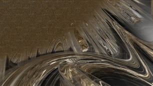 un'immagine generata al computer di sabbia e acqua