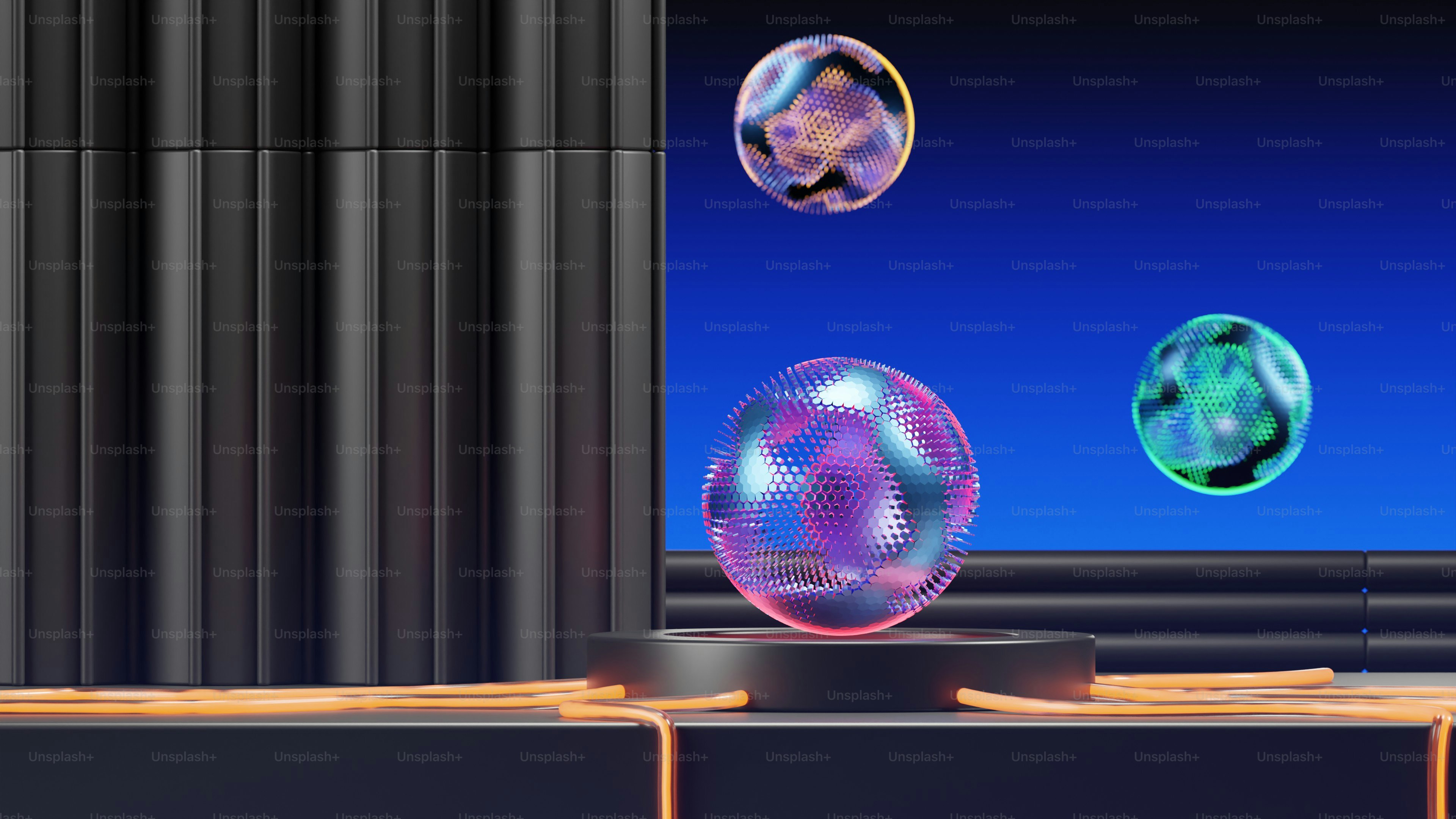 A group of balls floating in the air photo – Ecom Image on Unsplash