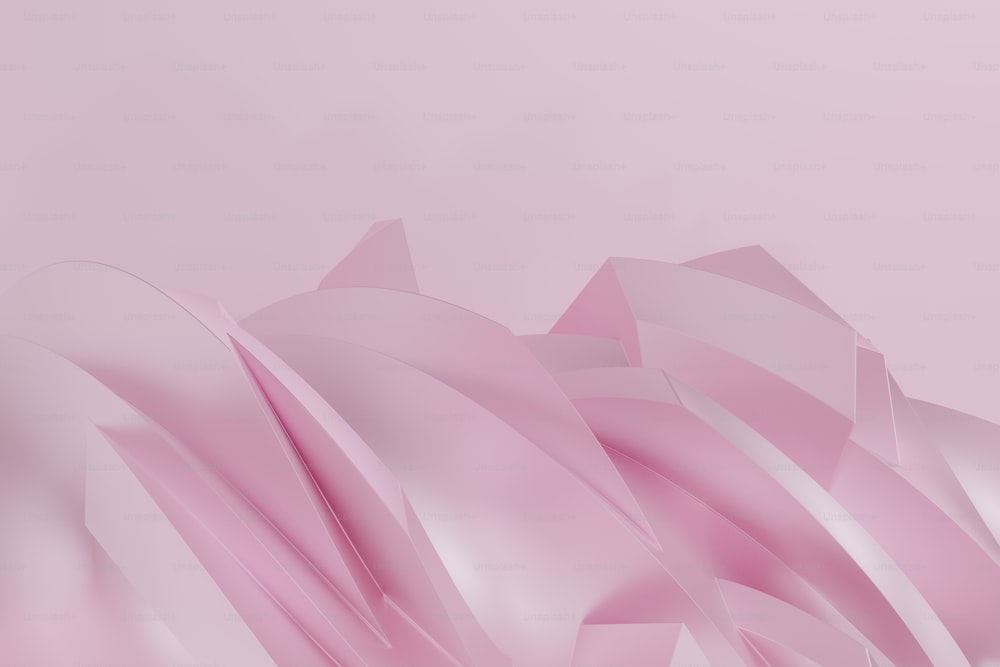 Un fondo abstracto rosa con líneas onduladas