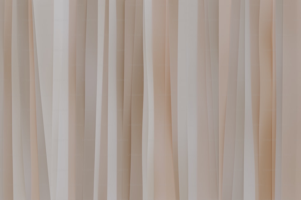 um close up de uma cortina com um fundo branco