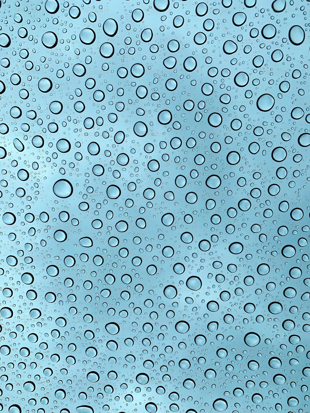 un primer plano de gotas de agua en una ventana