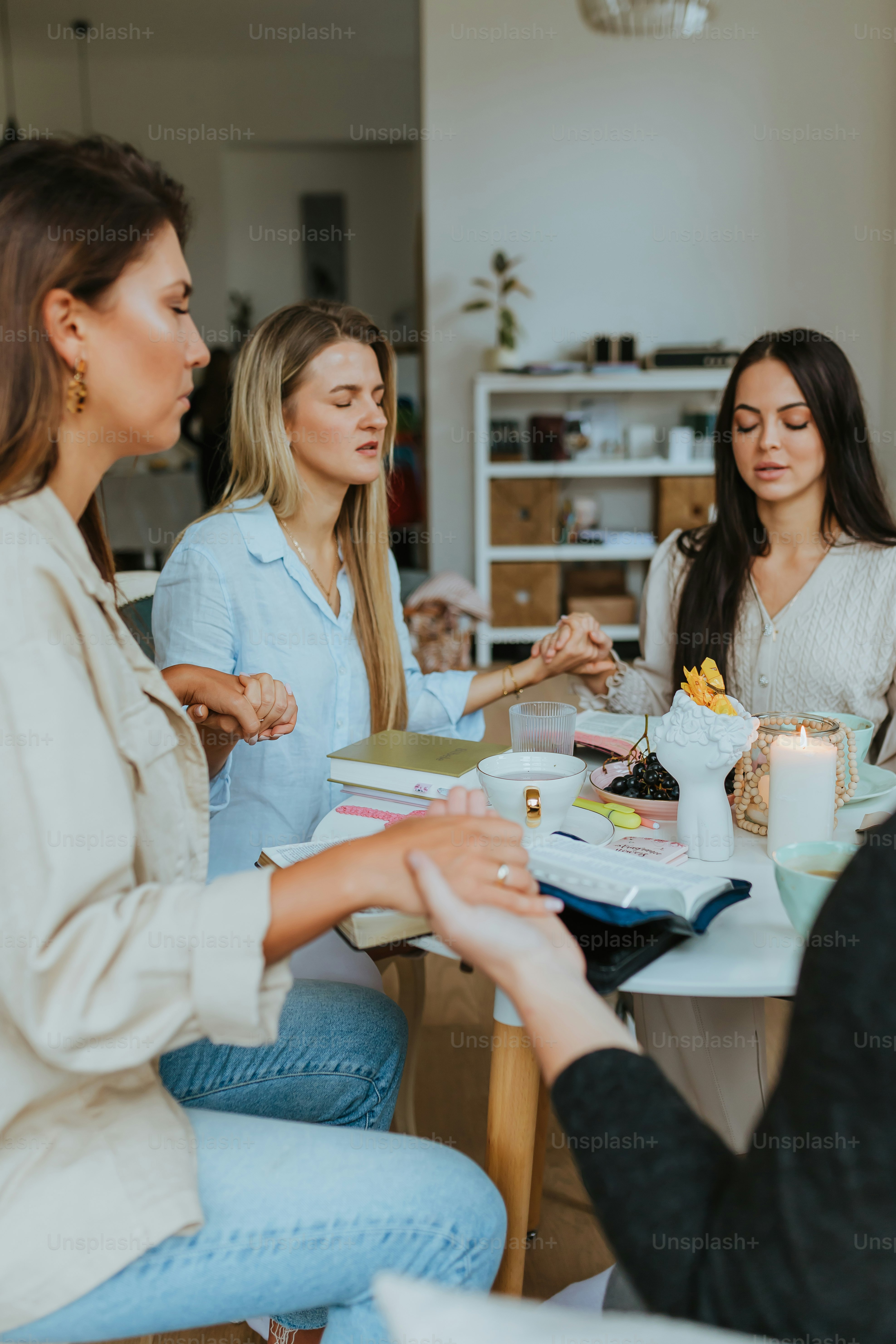 a group of women having a discussion