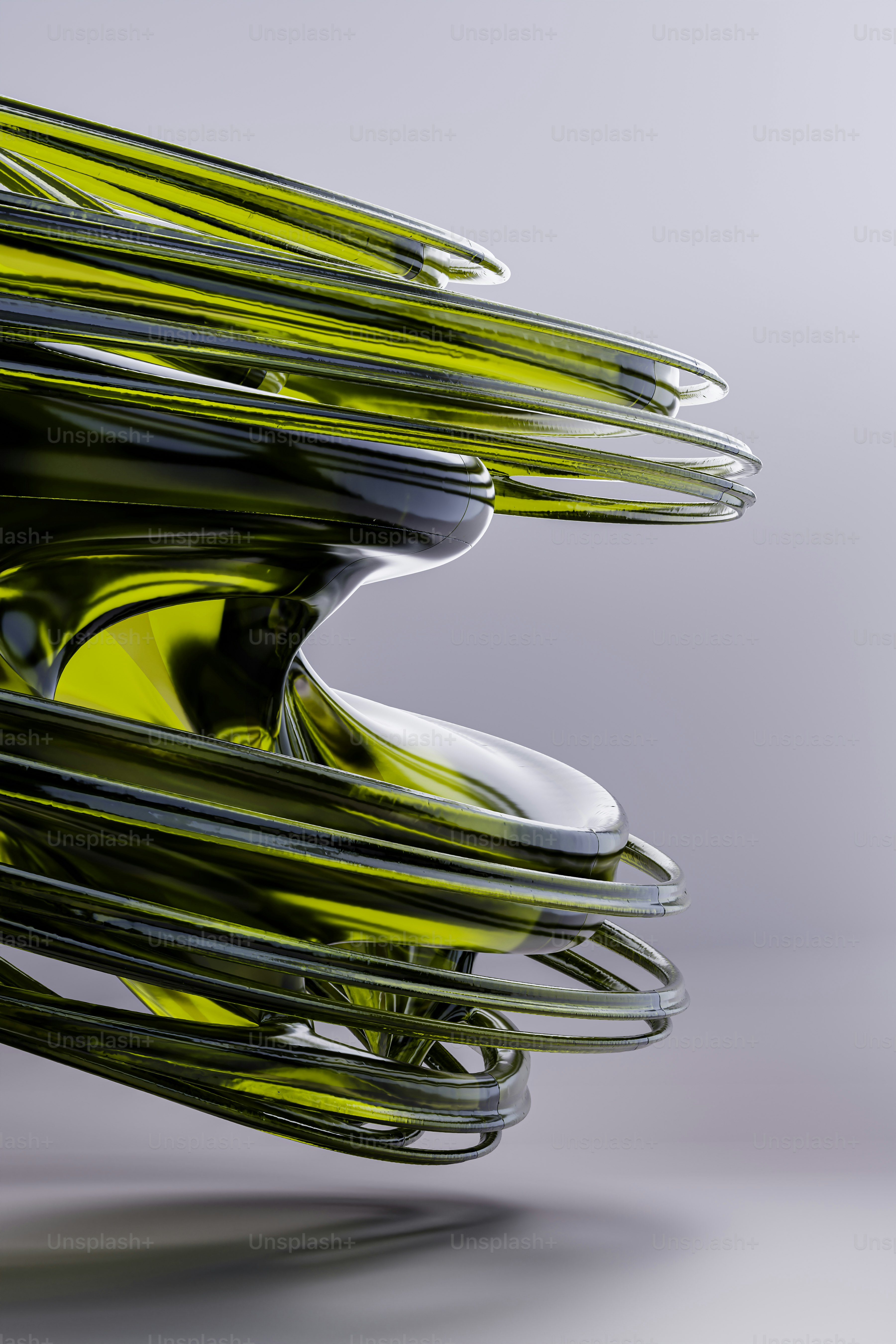 A close up of a metal object on a white background photo – Background ...