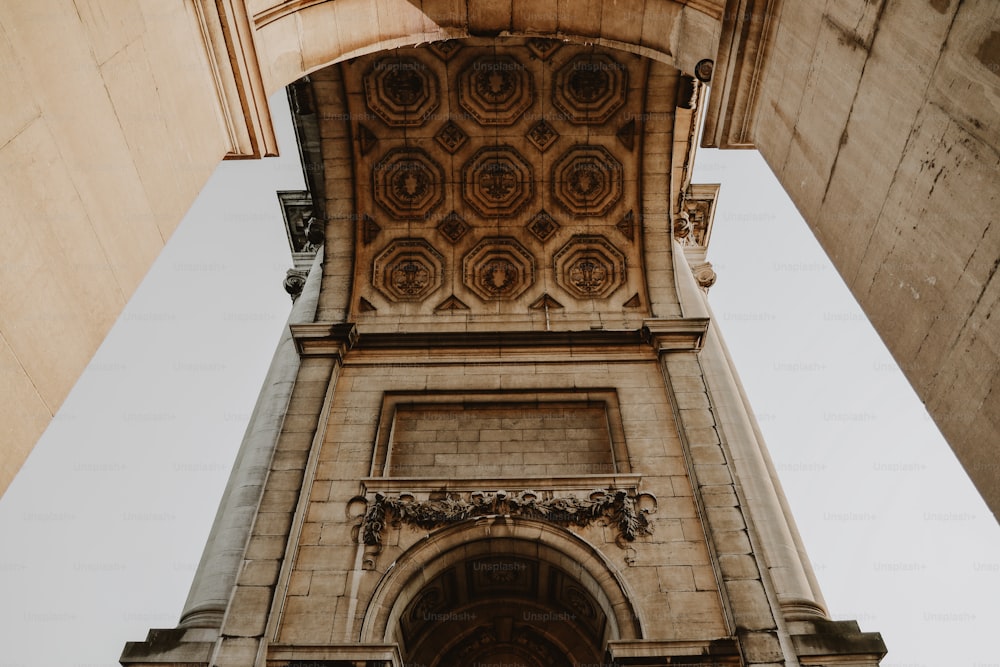 a tall tower with a clock on it's side