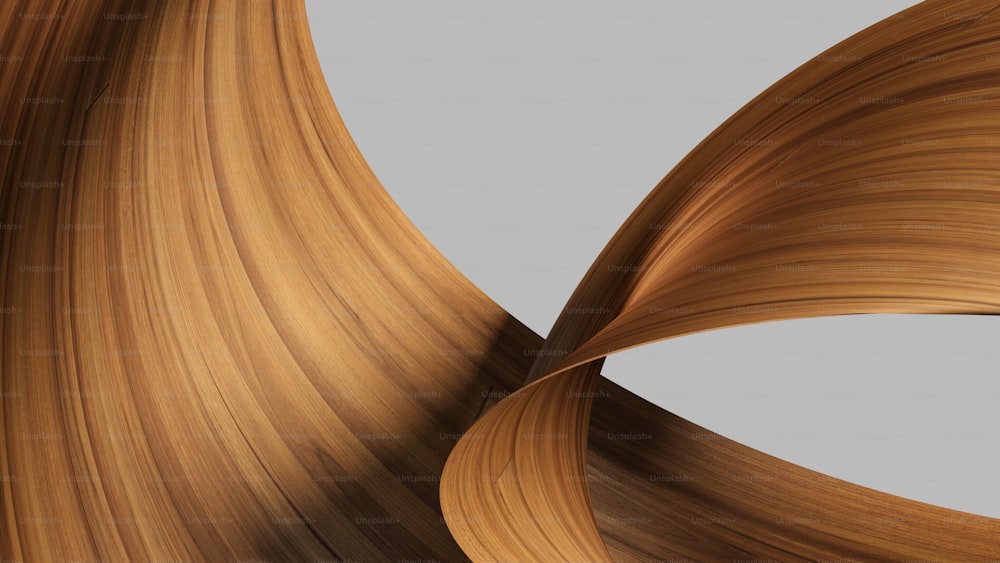 a close up of a wavy brown material