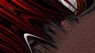 a red and black abstract background with white and red lines