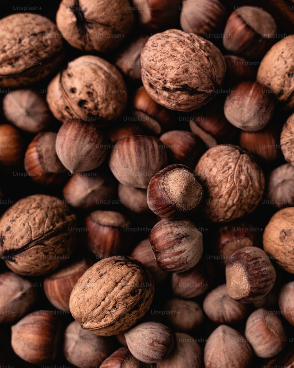 a bunch of nuts that are in a bowl
