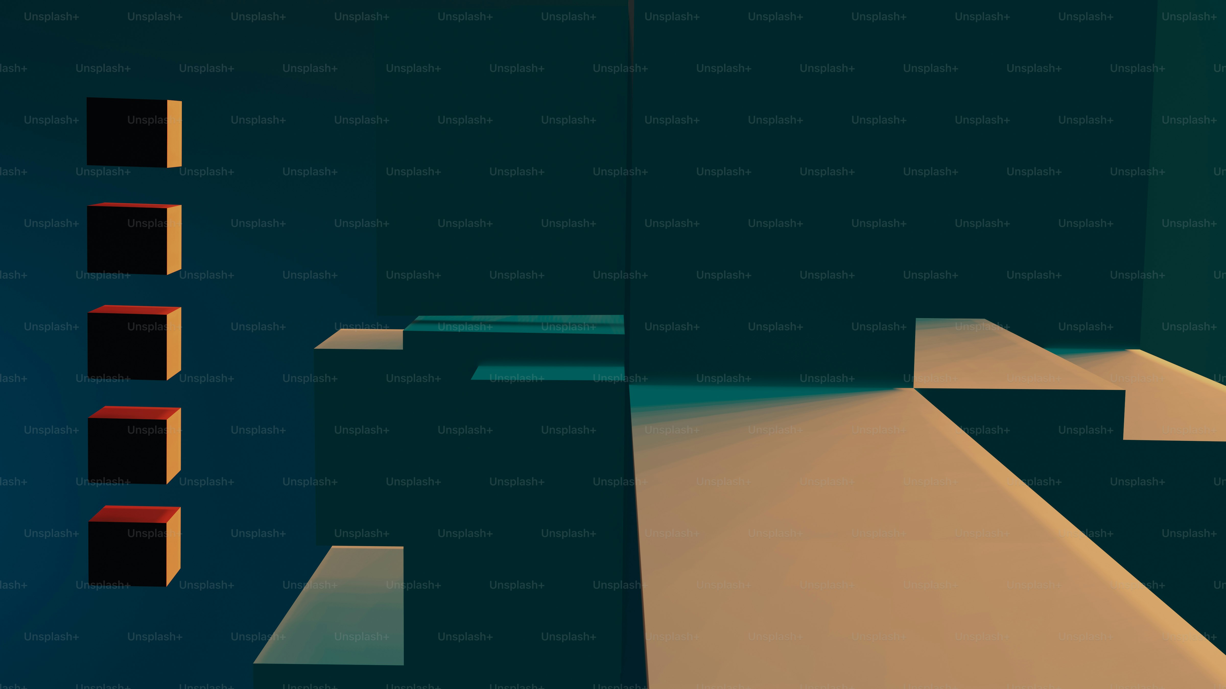 a room that has a bunch of shelves in it