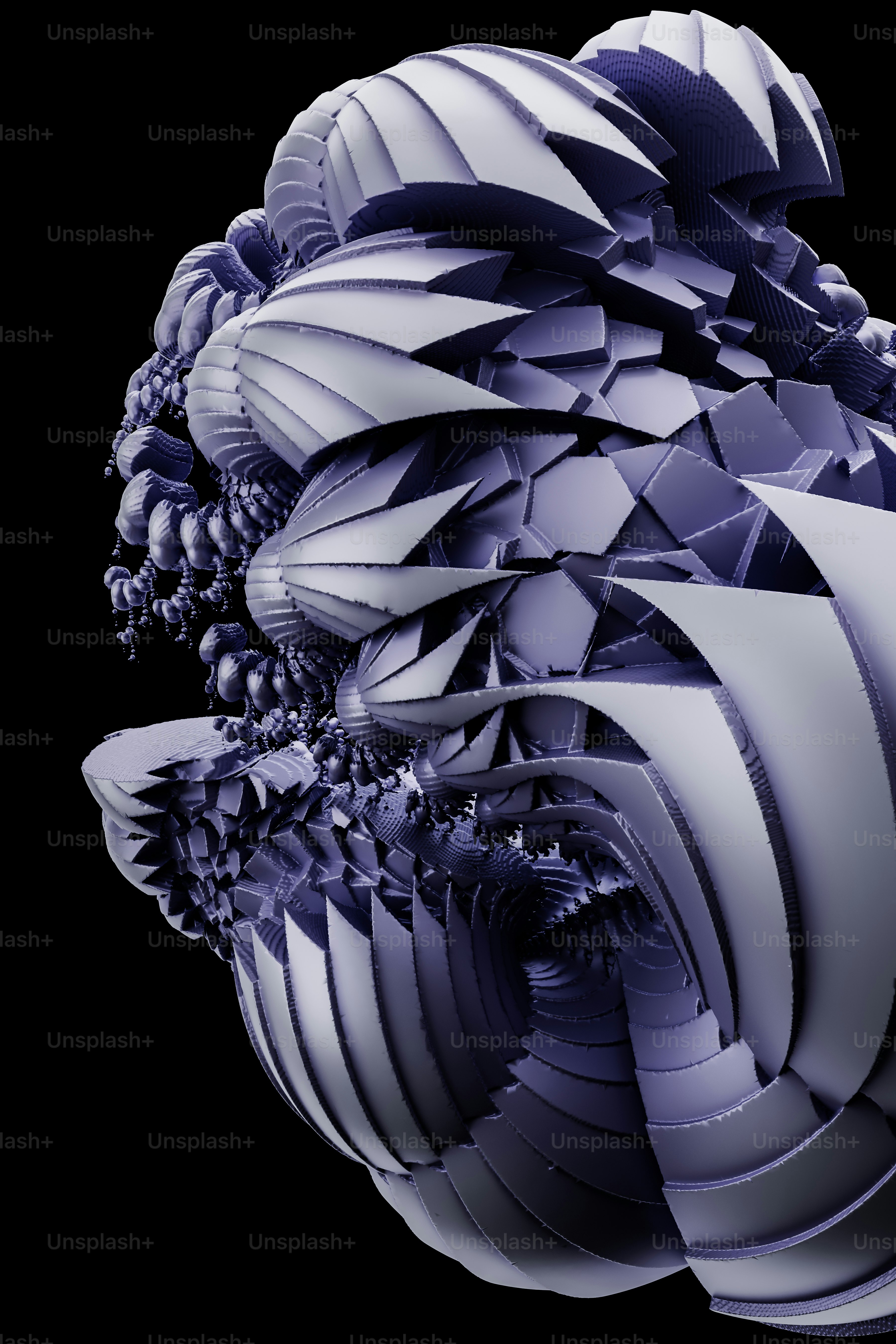 a computer generated image of an abstract object