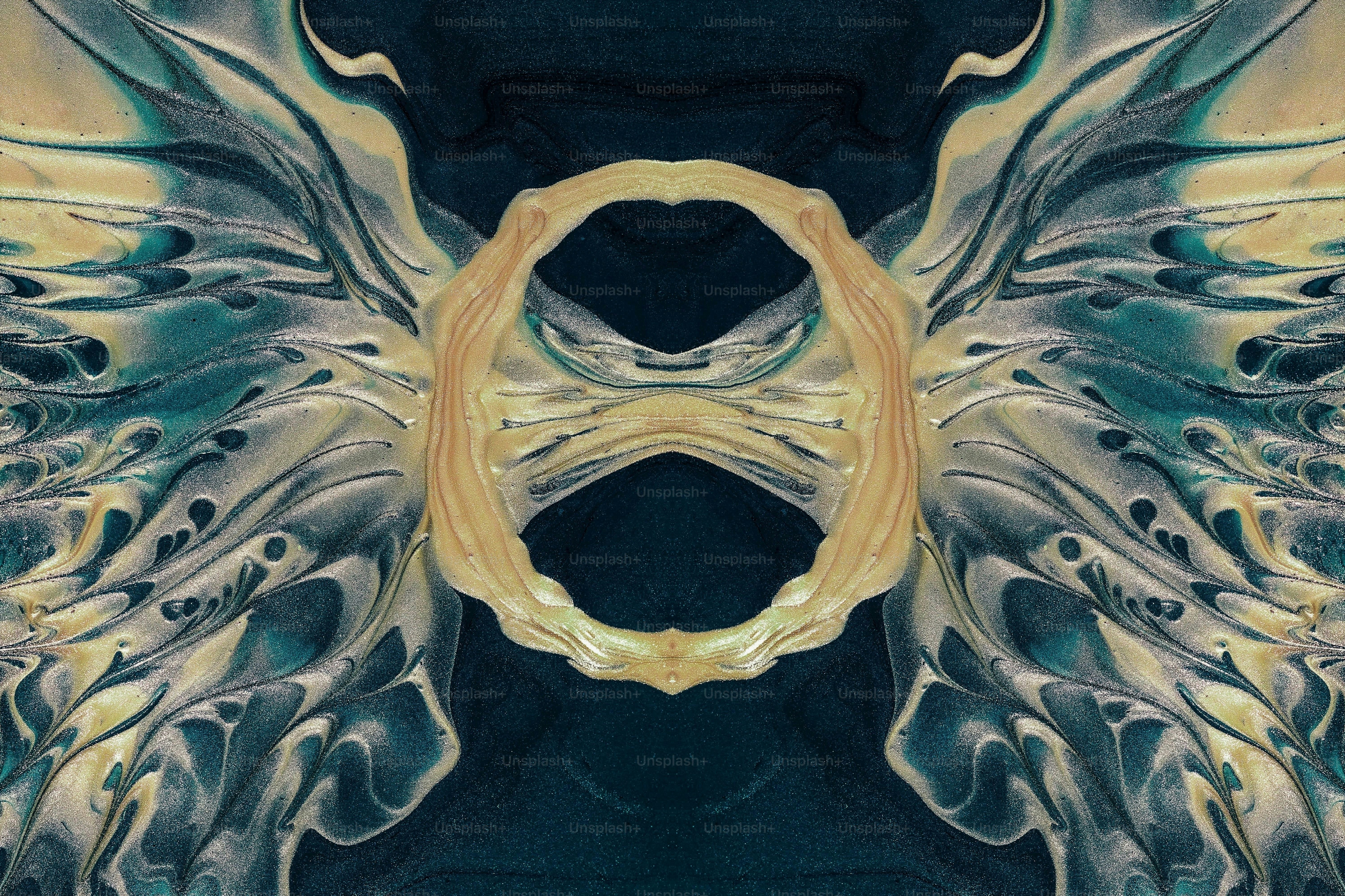 a picture of an abstract design with wings