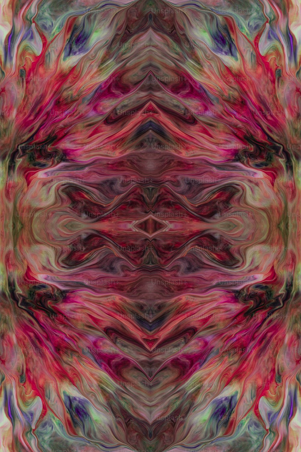 Una imagen abstracta de un patrón colorido