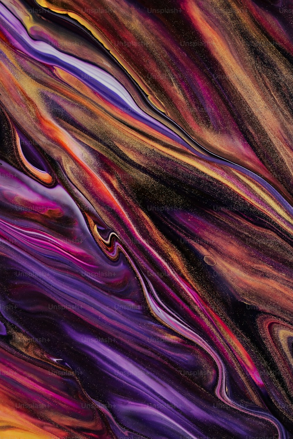 a close up of an abstract painting