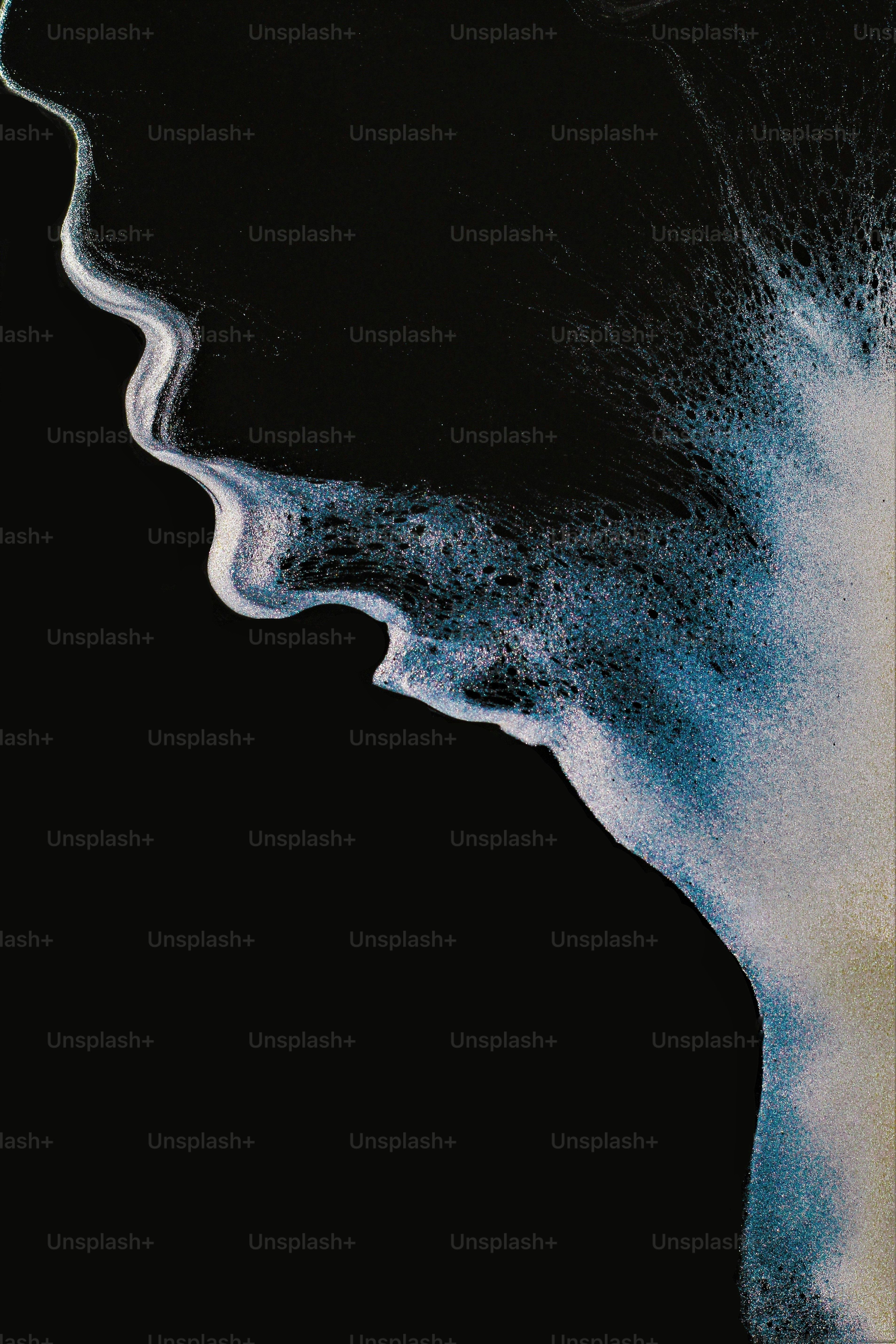 a black and white photo of a man's face