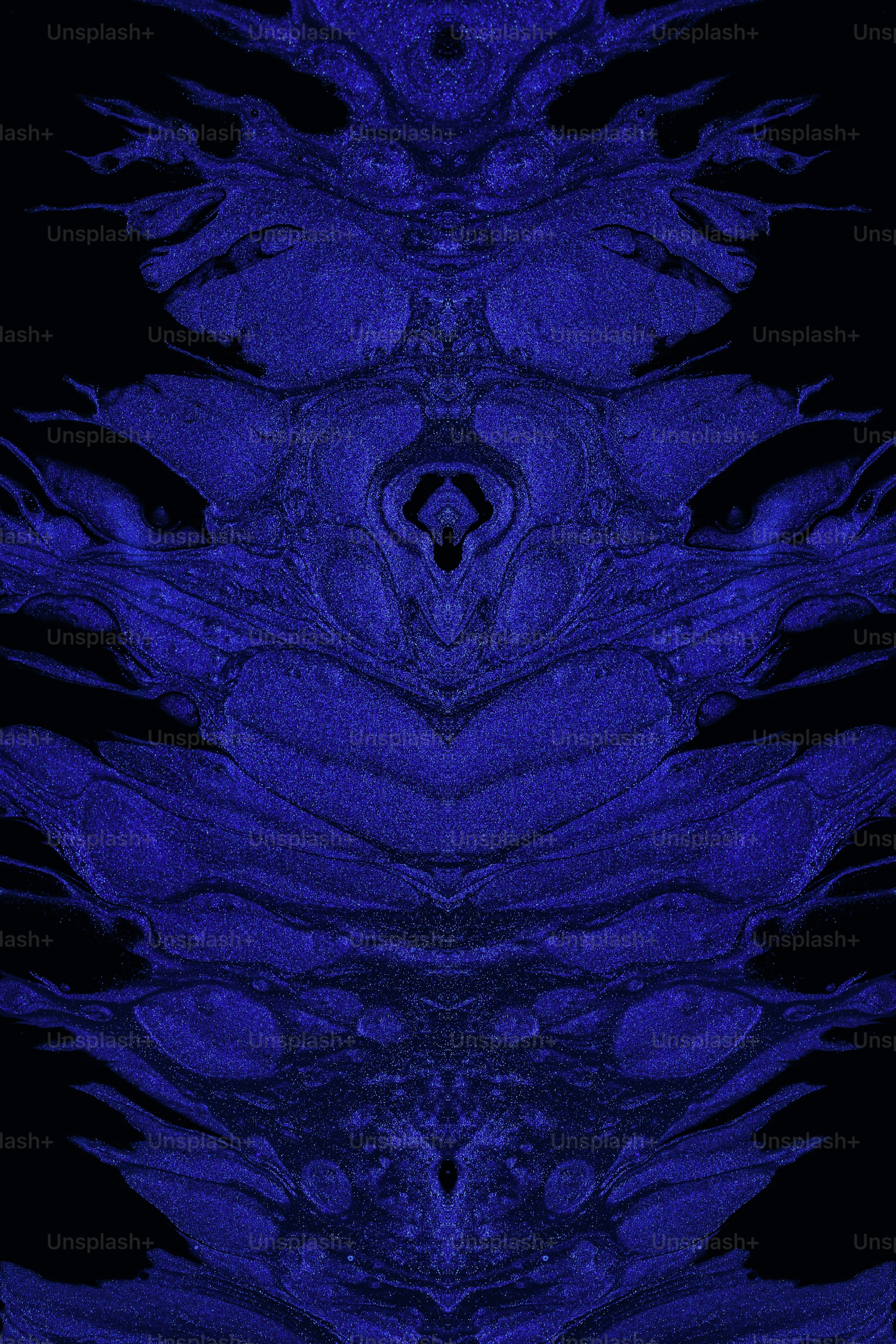 a blue abstract background with a black background