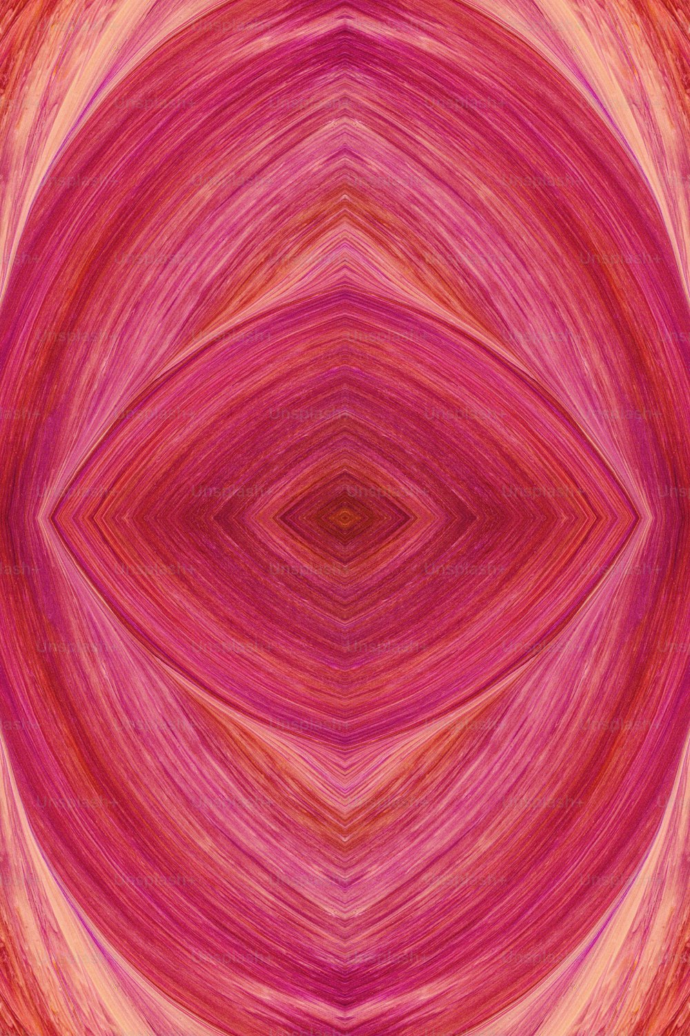 a red and pink abstract background with a circular design