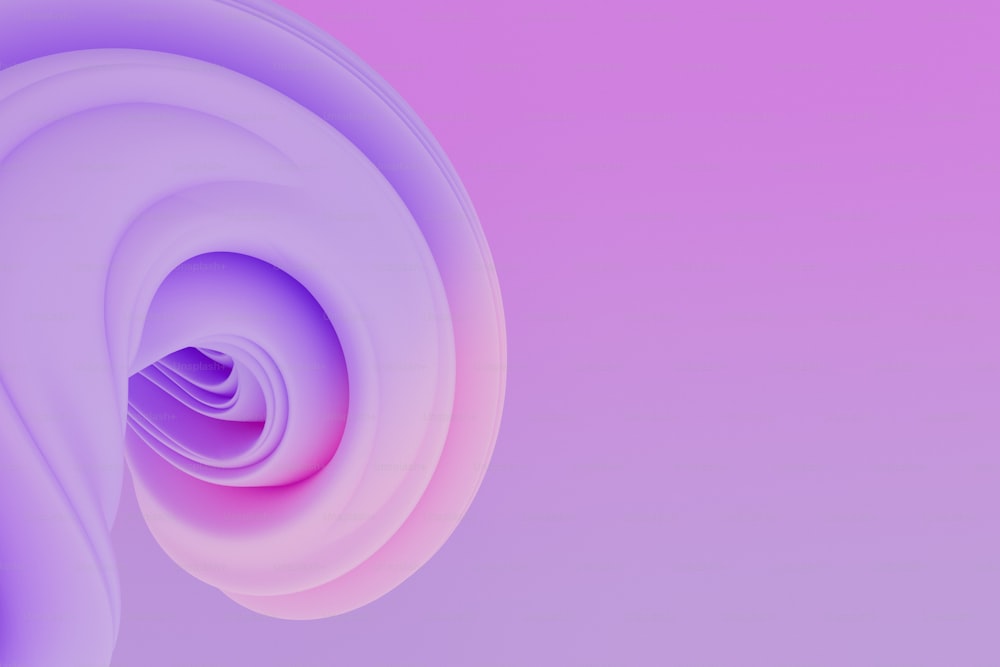 uma imagem gerada por computador de um redemoinho roxo e rosa
