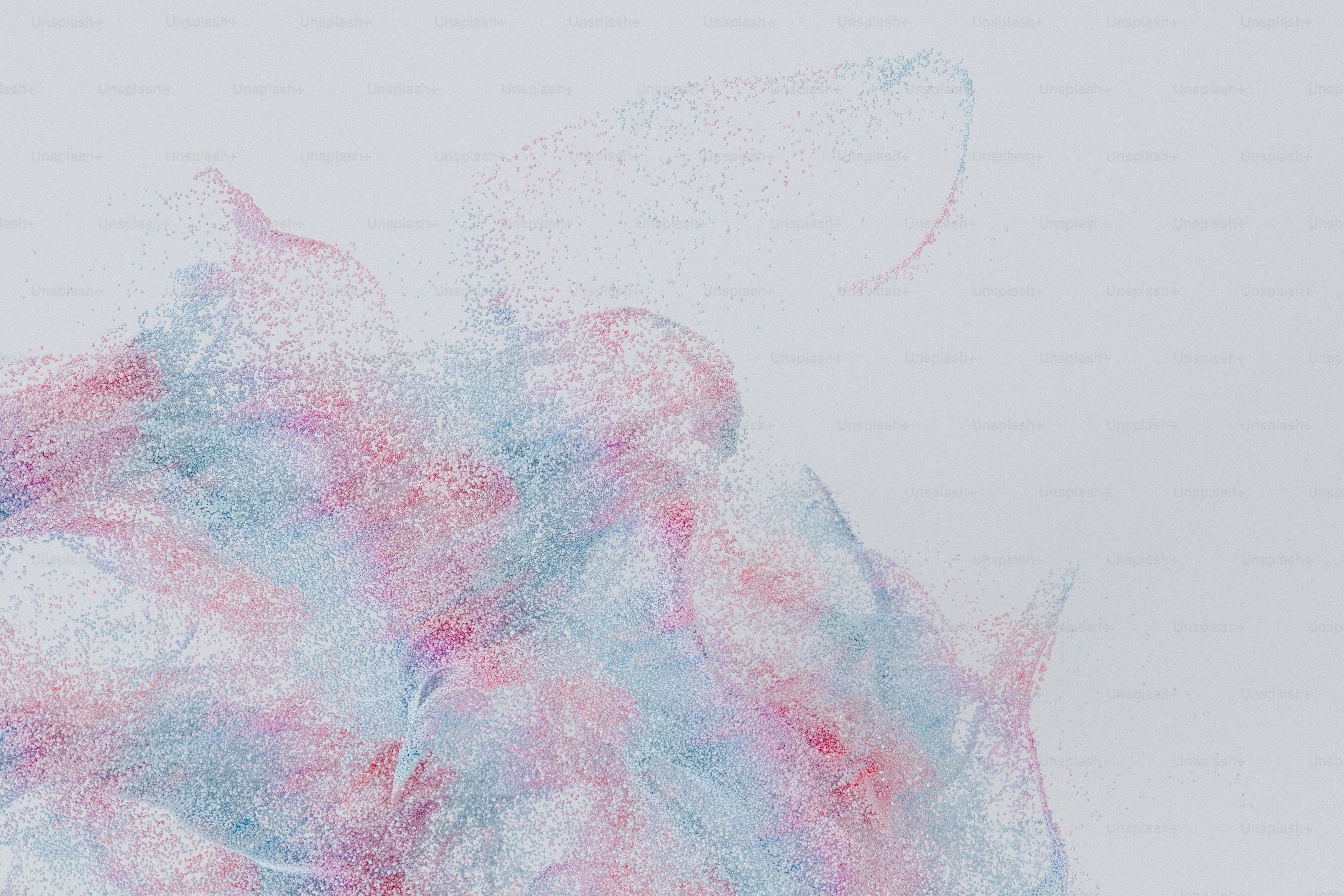 분홍색과 파란색 모양의 흰색 배경 사진 – Unsplash의 배경화면 이미지, image size:3000x2000