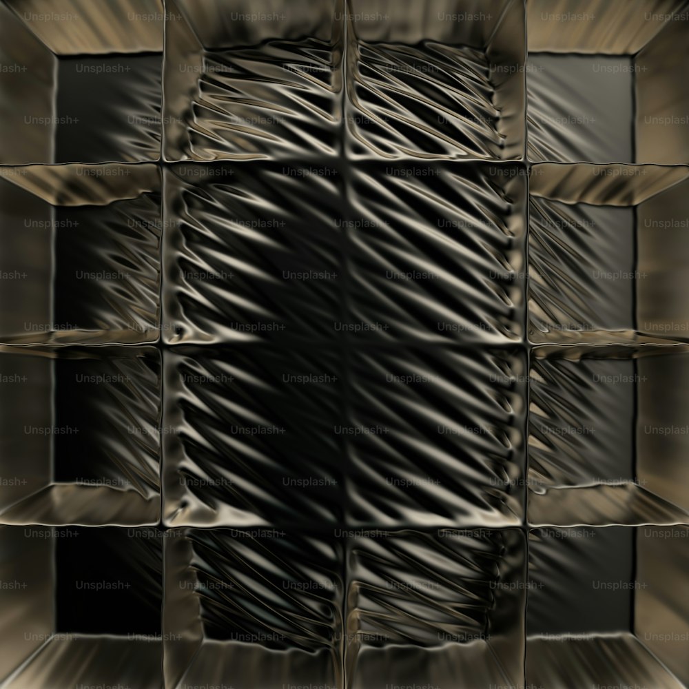 an abstract image of a black and silver background