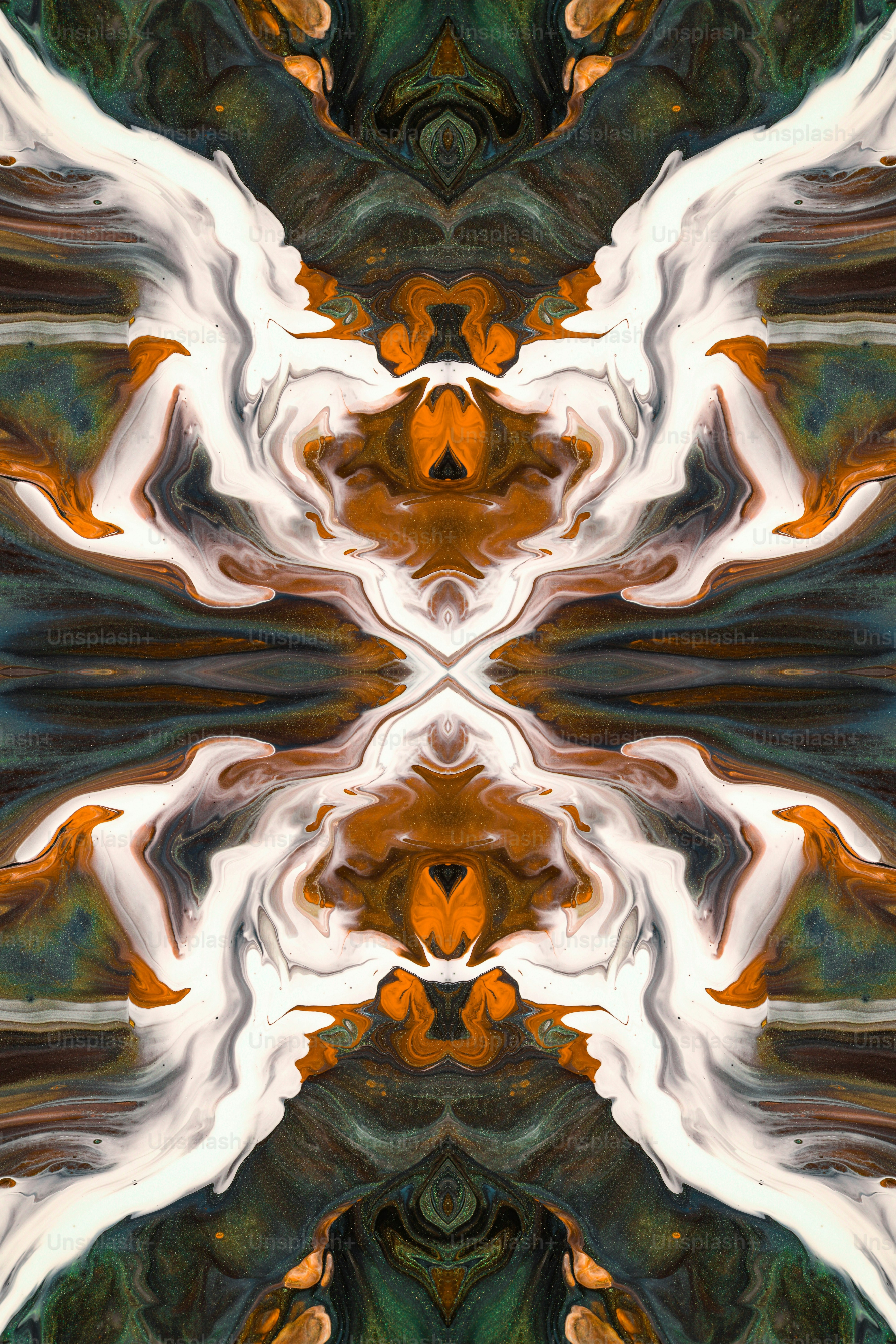 ein Bild eines abstrakten Gemäldes eines Vogels