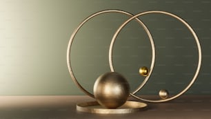 un objet métallique posé sur une table