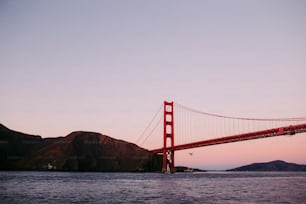 A ponte Golden Gate em São Francisco, Califórnia