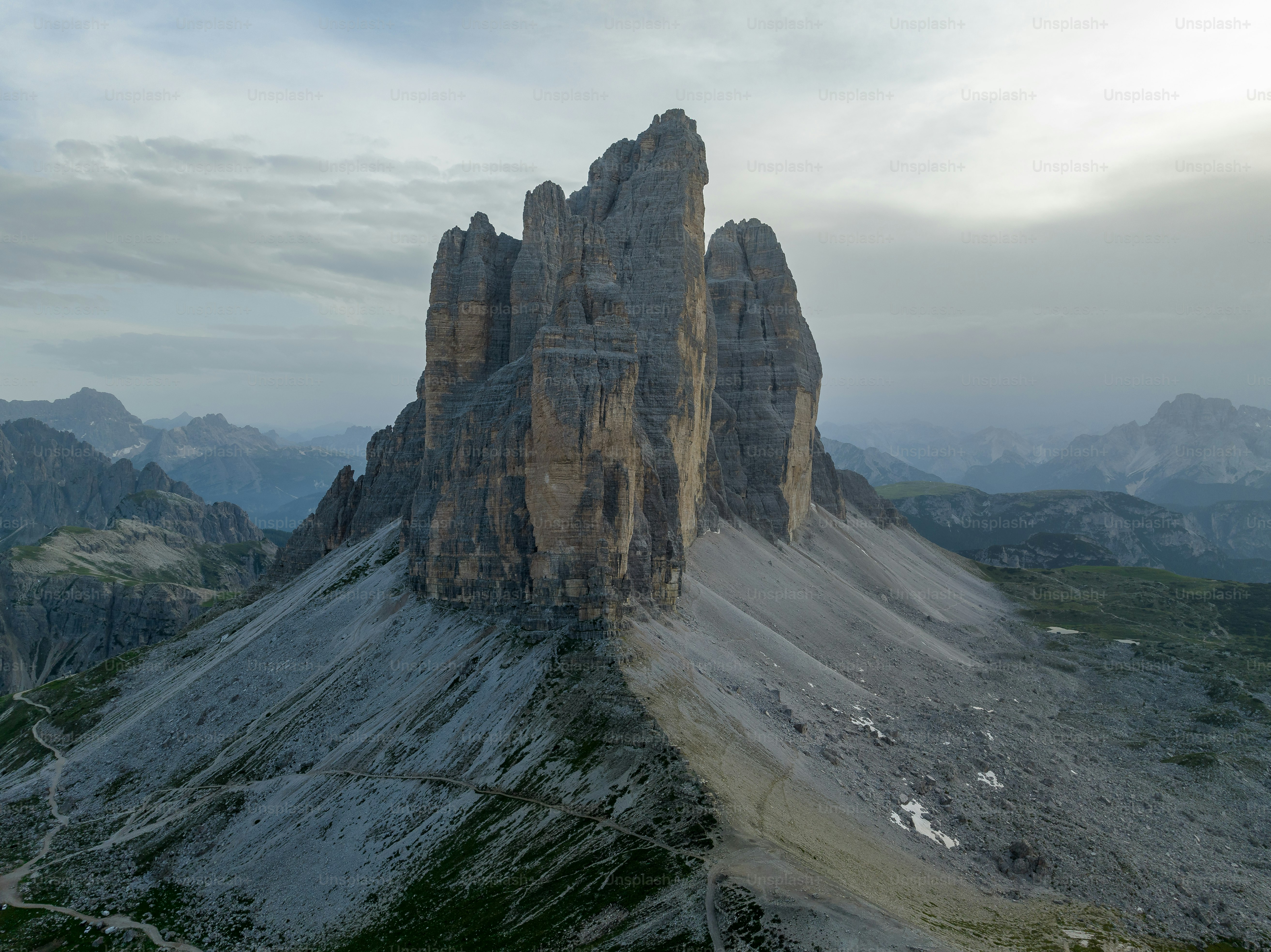 a very tall mountain with some very pretty rocks