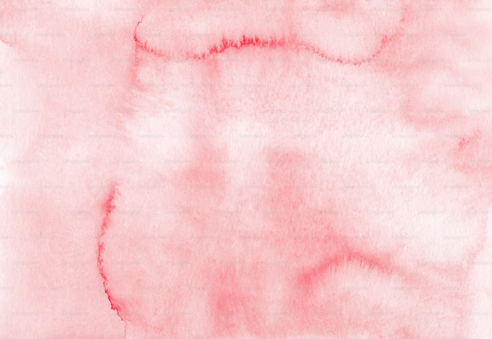 ピンクの背景の水彩画