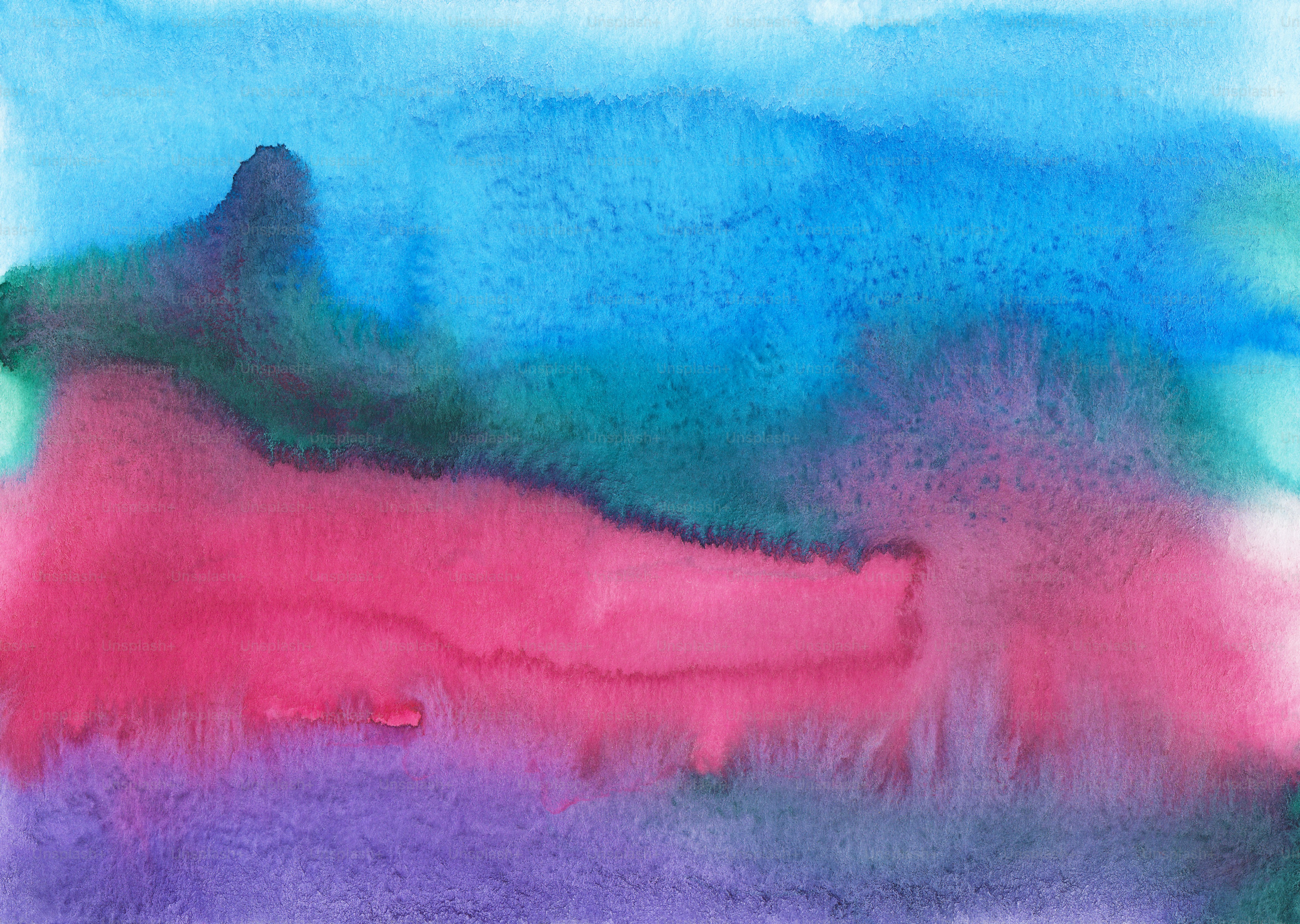 a painting of a horse in a field of grass