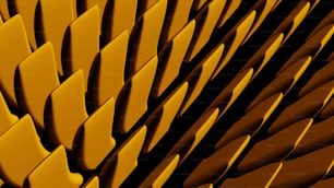 a close up of a yellow and black background