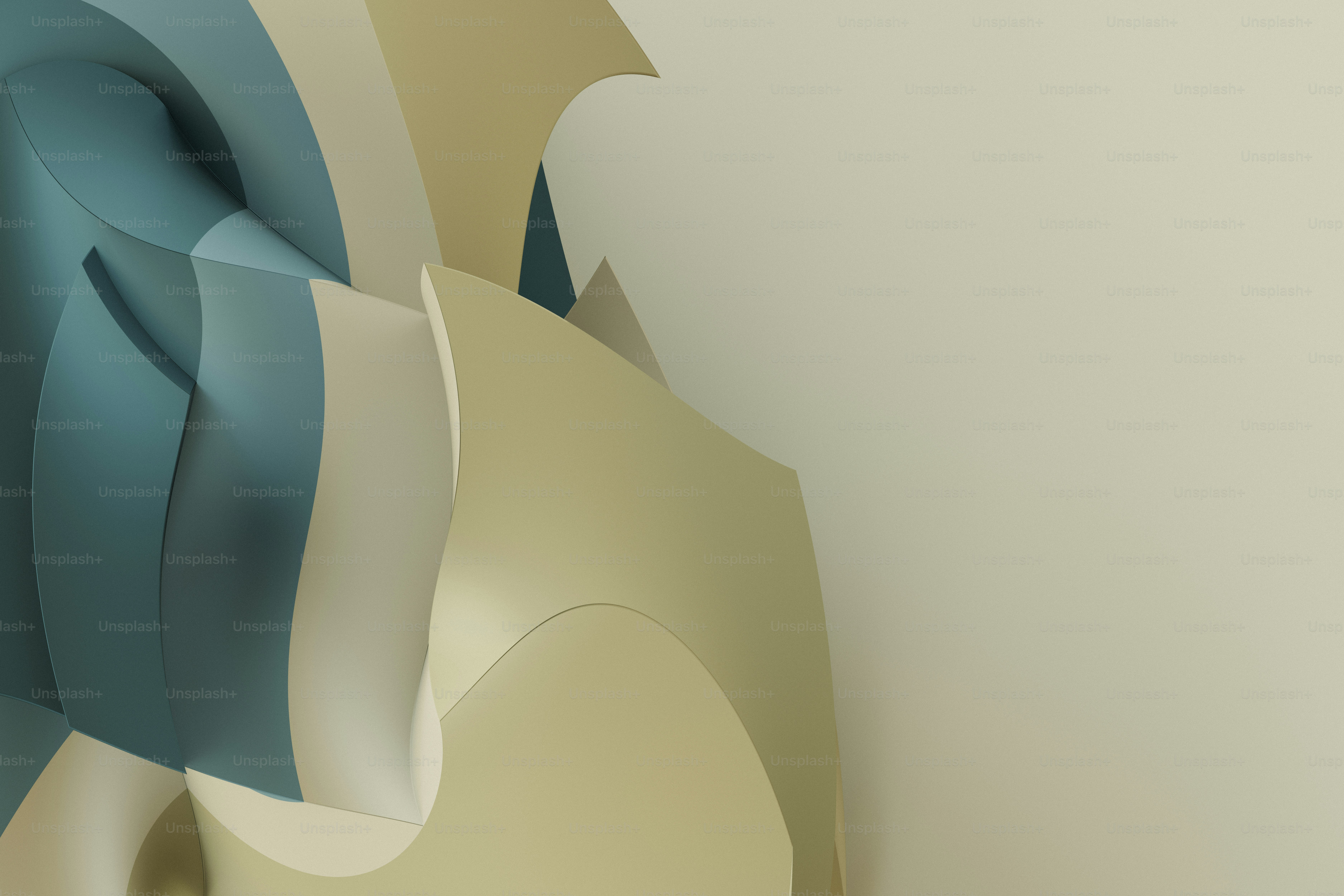 a white and blue abstract background with curves