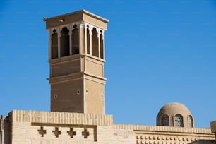 a clock tower on top of a building