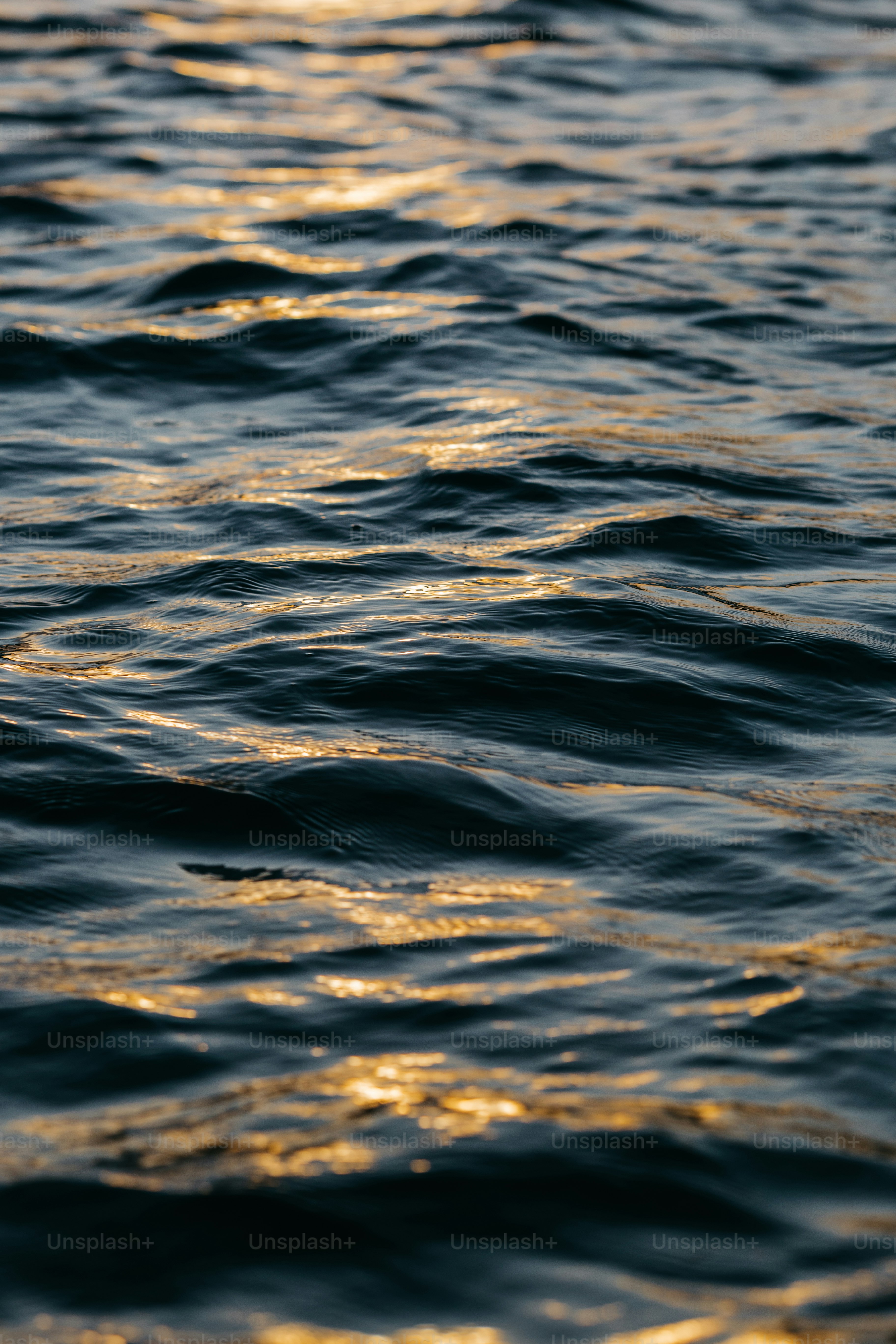 a close up of a body of water with waves