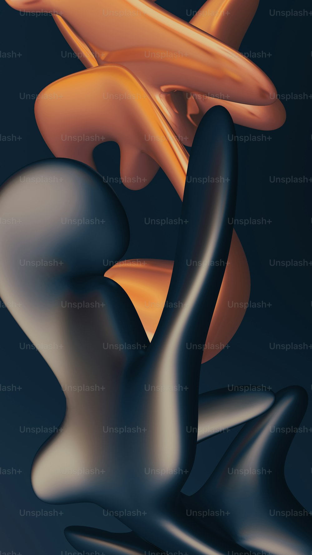 a digital painting of a woman's body and hands