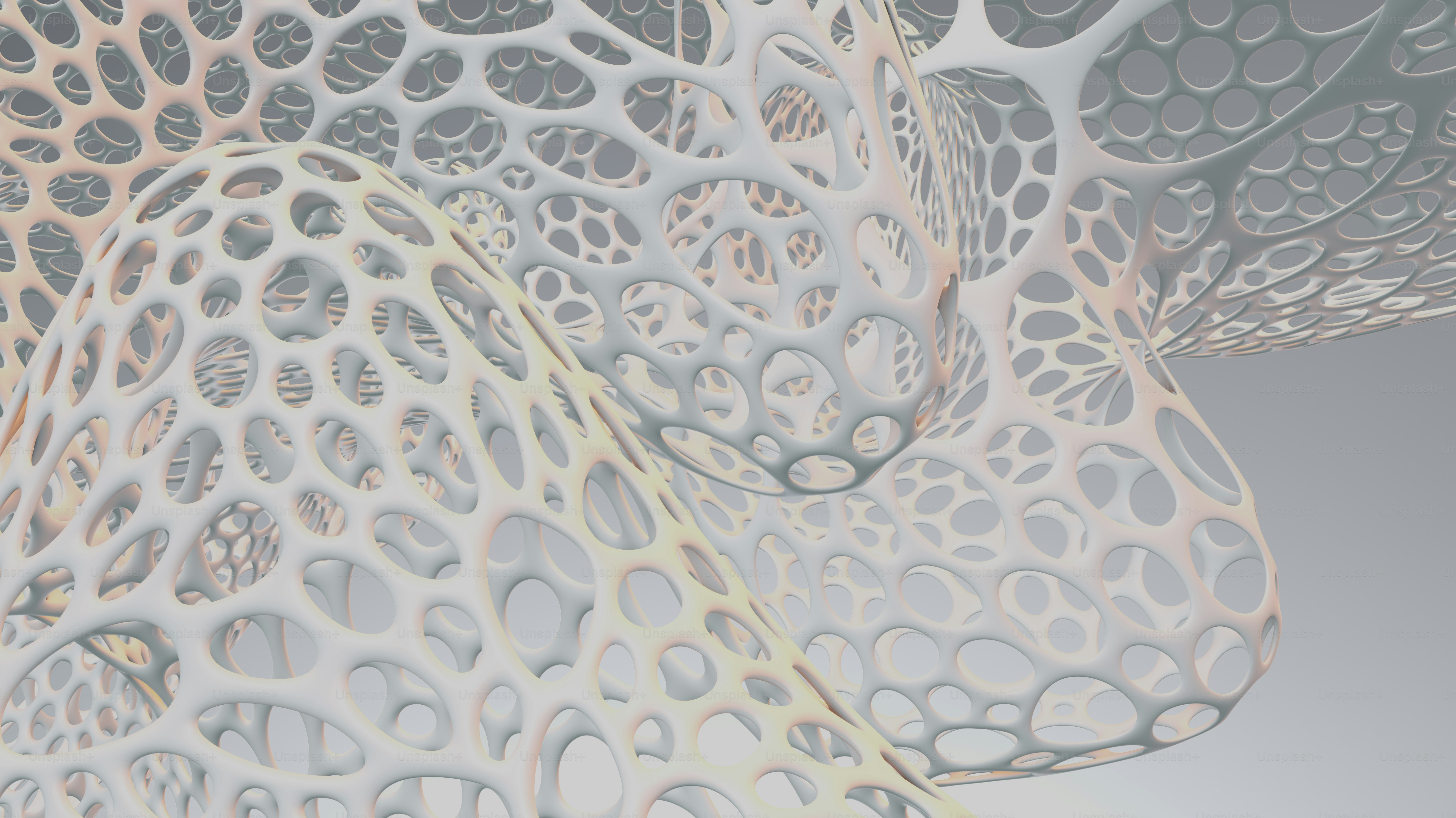 A close up of a white object with a gray background photo – Wallpaper ...