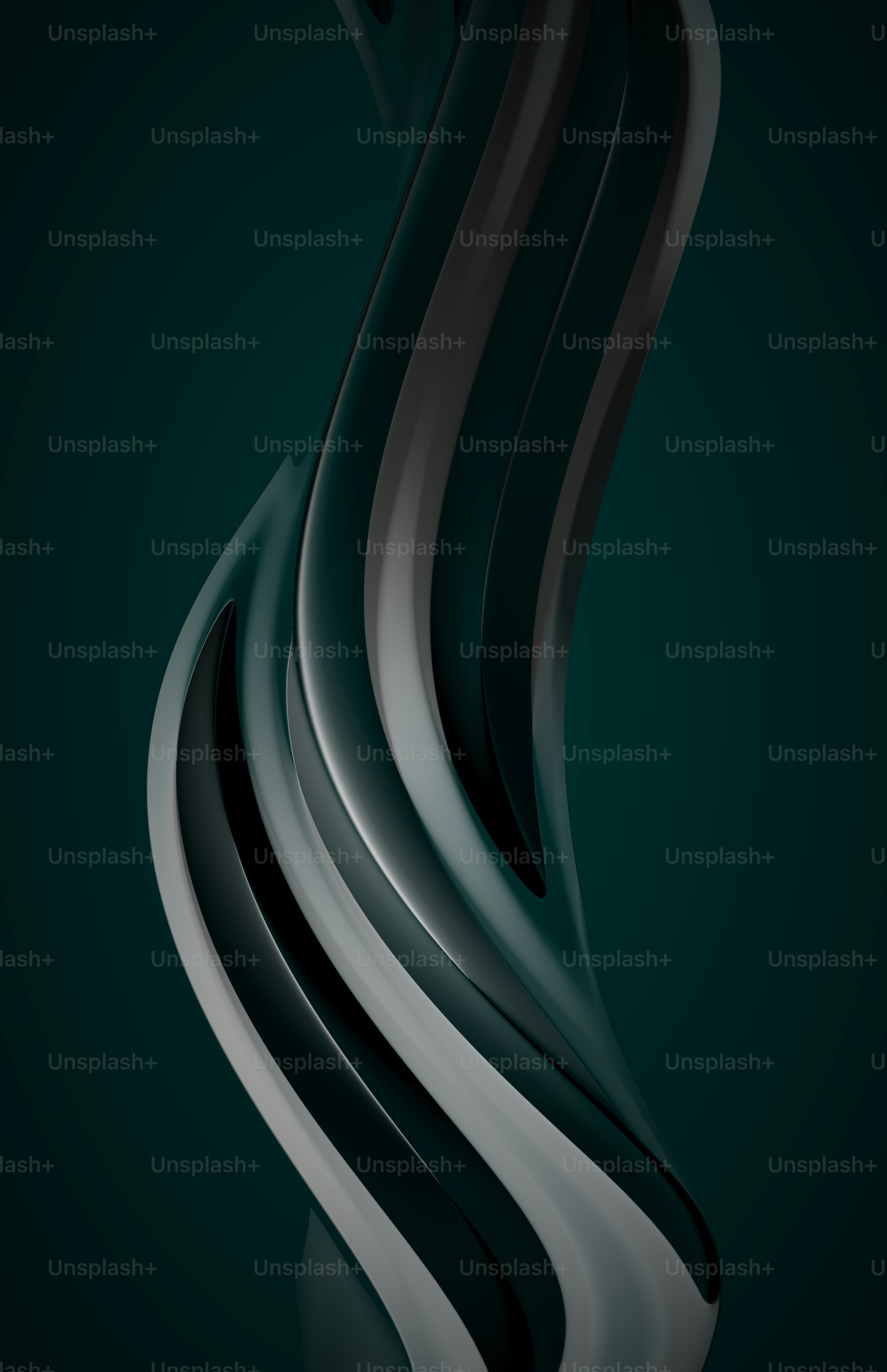 Un fondo abstracto en blanco y negro con líneas onduladas foto – Imagen ...