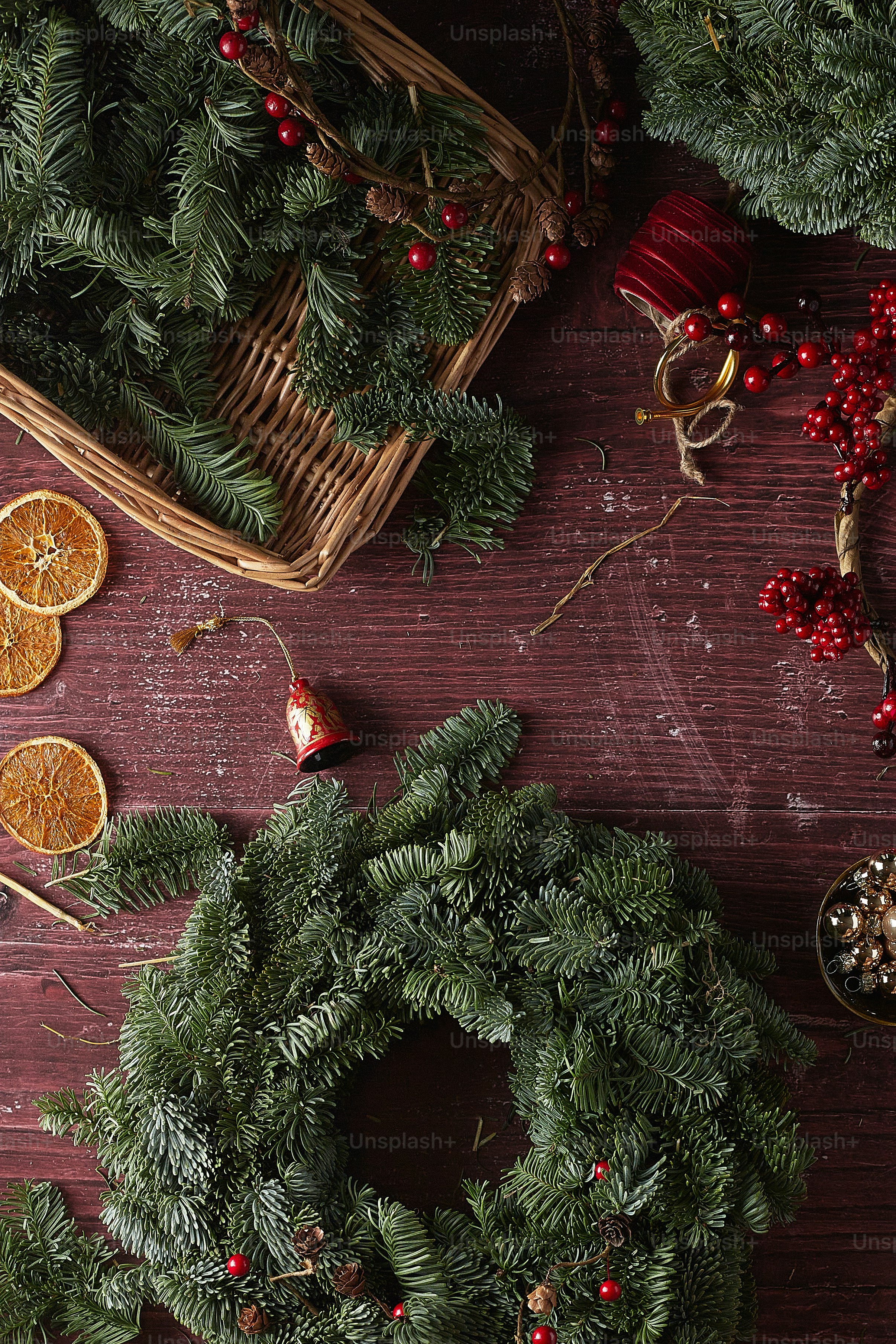 a christmas tree with decorations