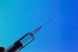a close-up of a needle