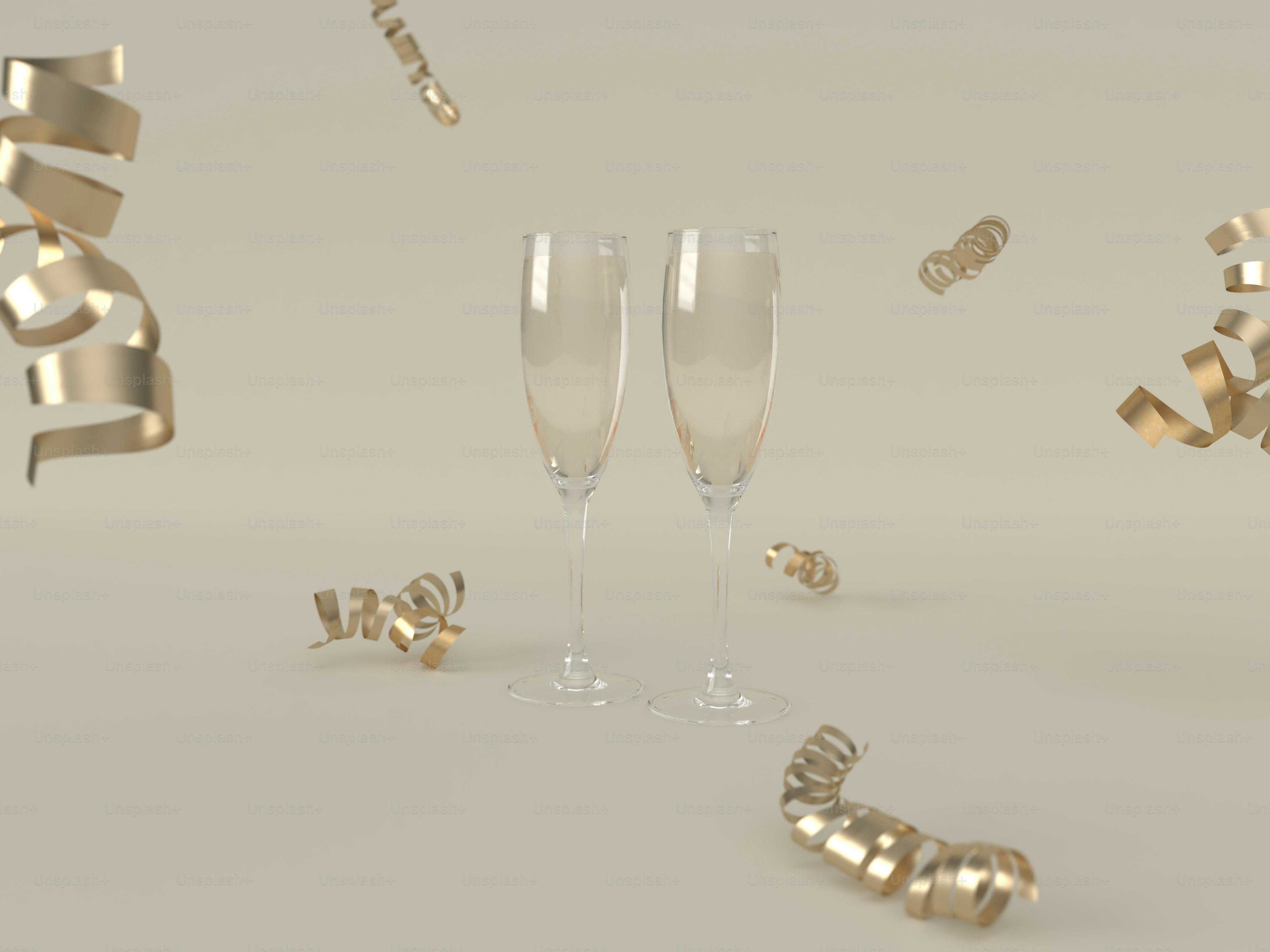 a set of wine glasses