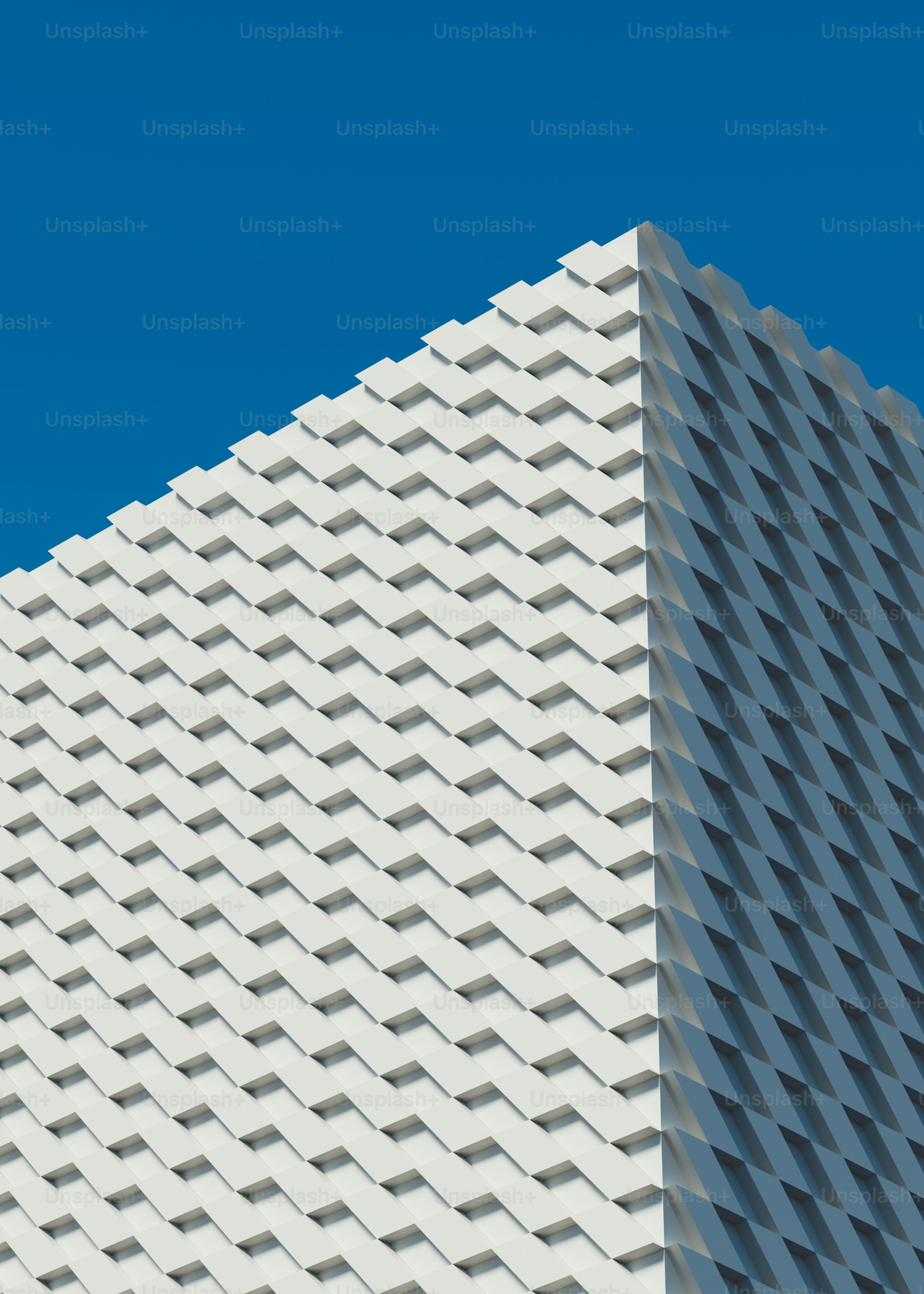 Tall building with modular window elements steel