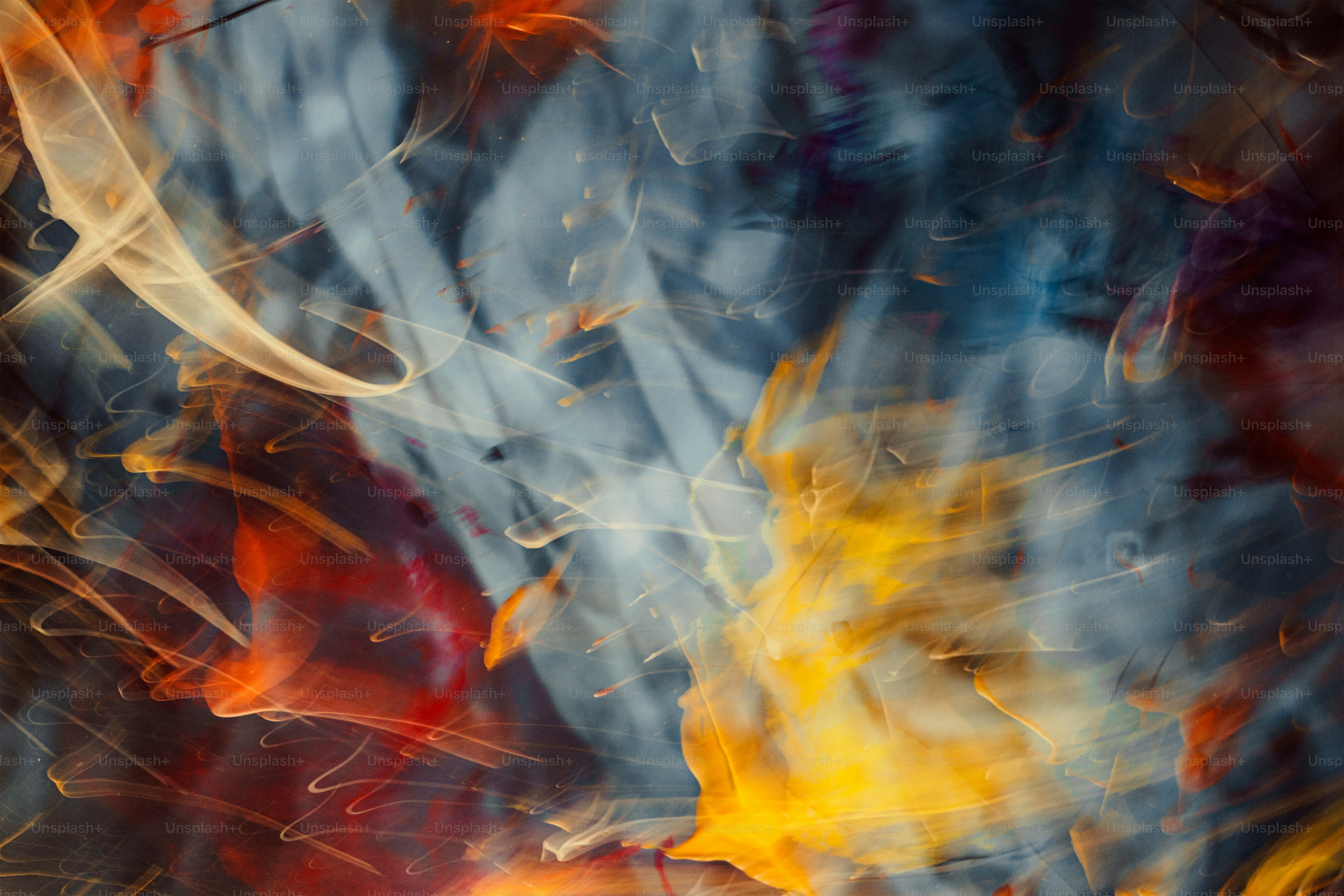 a close-up of a fire