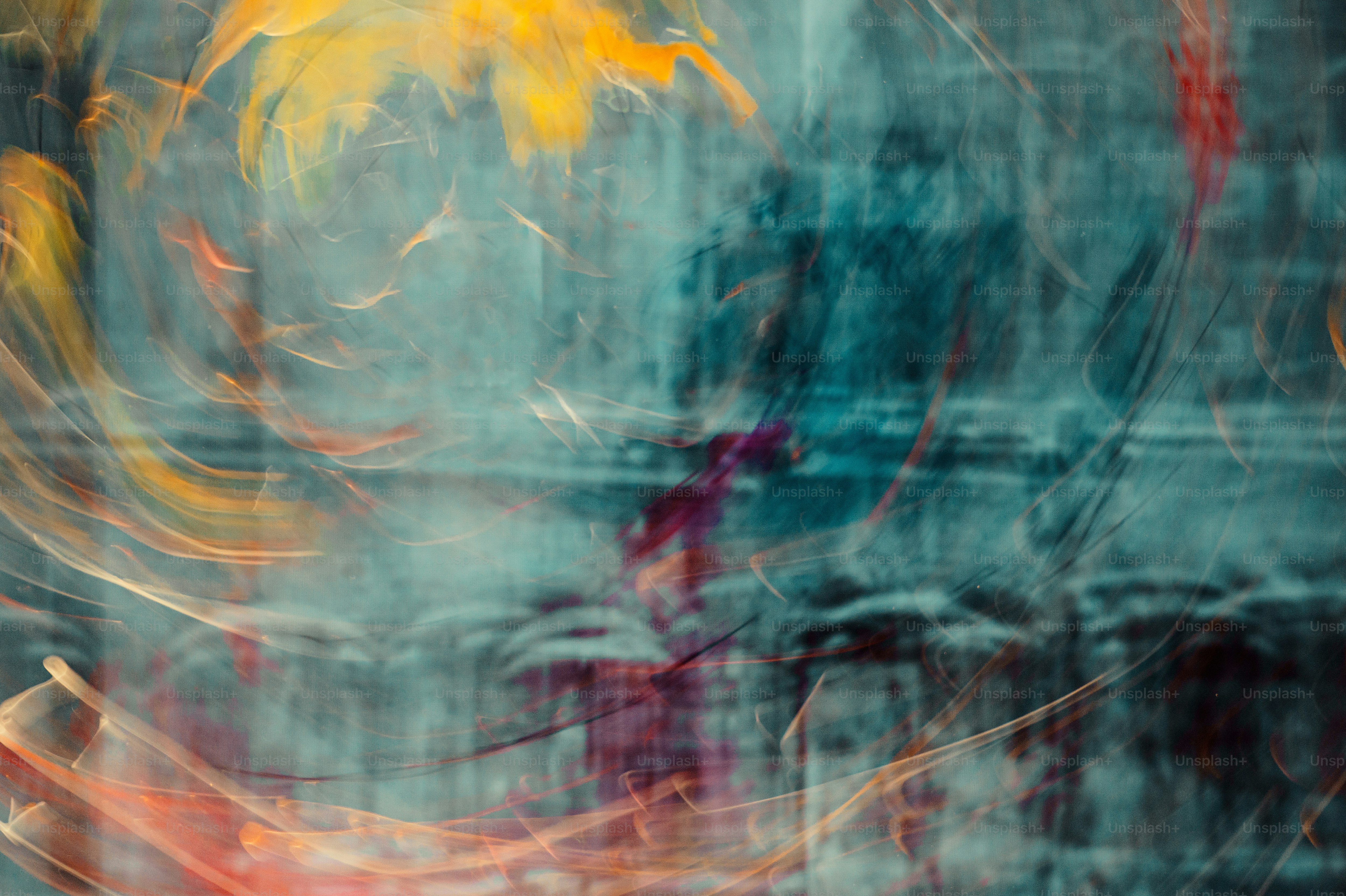 a body of water with a reflection of a person in it