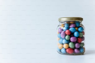 a jar of candy