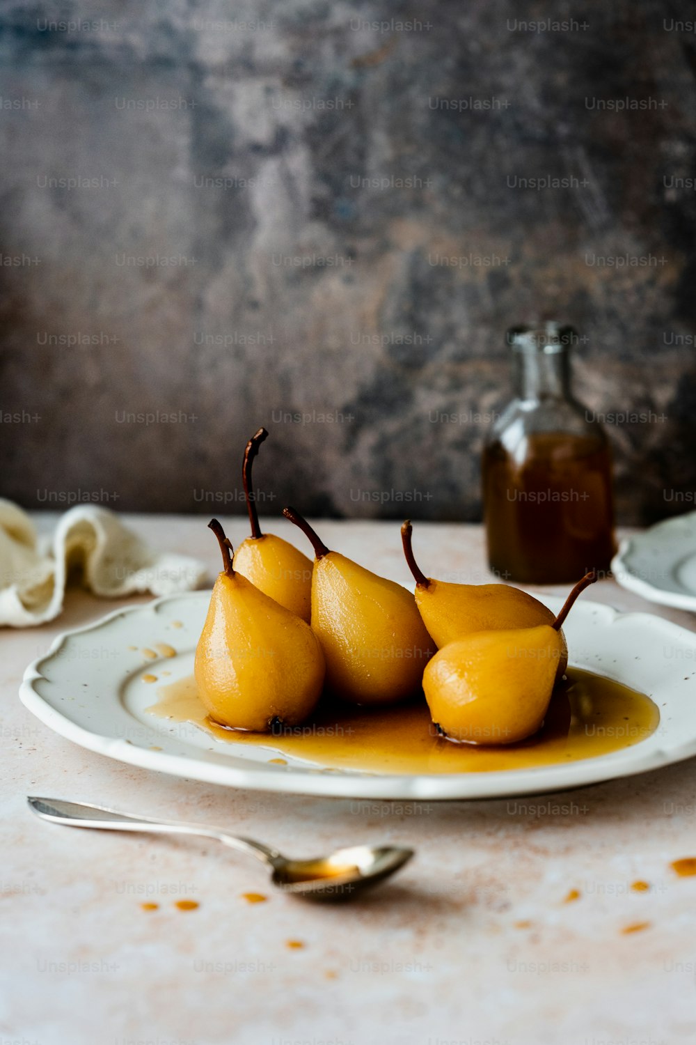 a plate of fruit